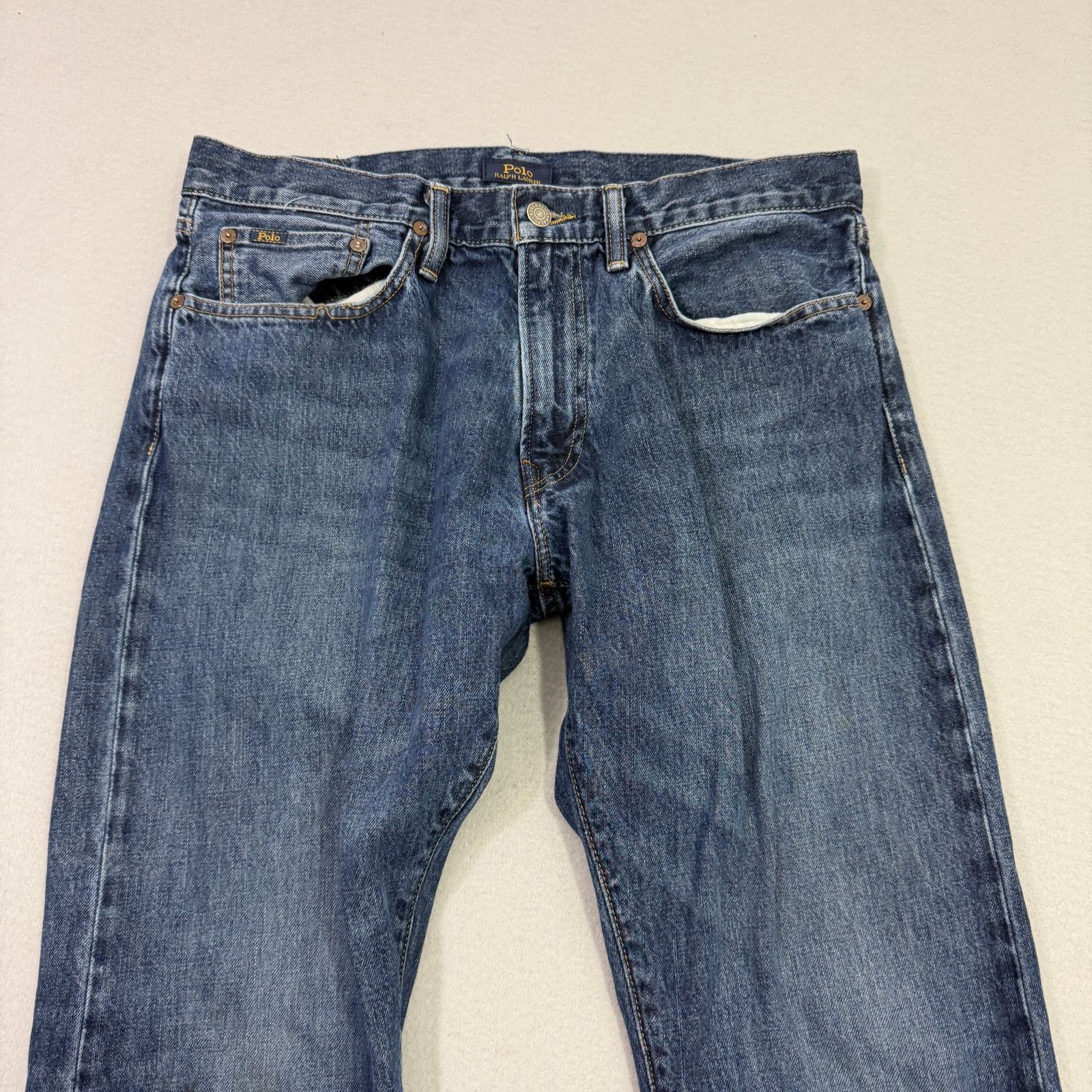 Polo Ralph Lauren Polo Ralph Lauren Hampton Relaxed Straight Jeans Men's 32x32 Size US 32 / EU 48 - 2 Thumbnail