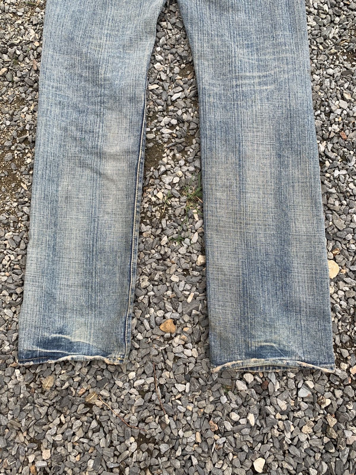 Kapital GL HEART FADED & RUSTY DISTRESSED DENIM Size US 31 - 8 Thumbnail