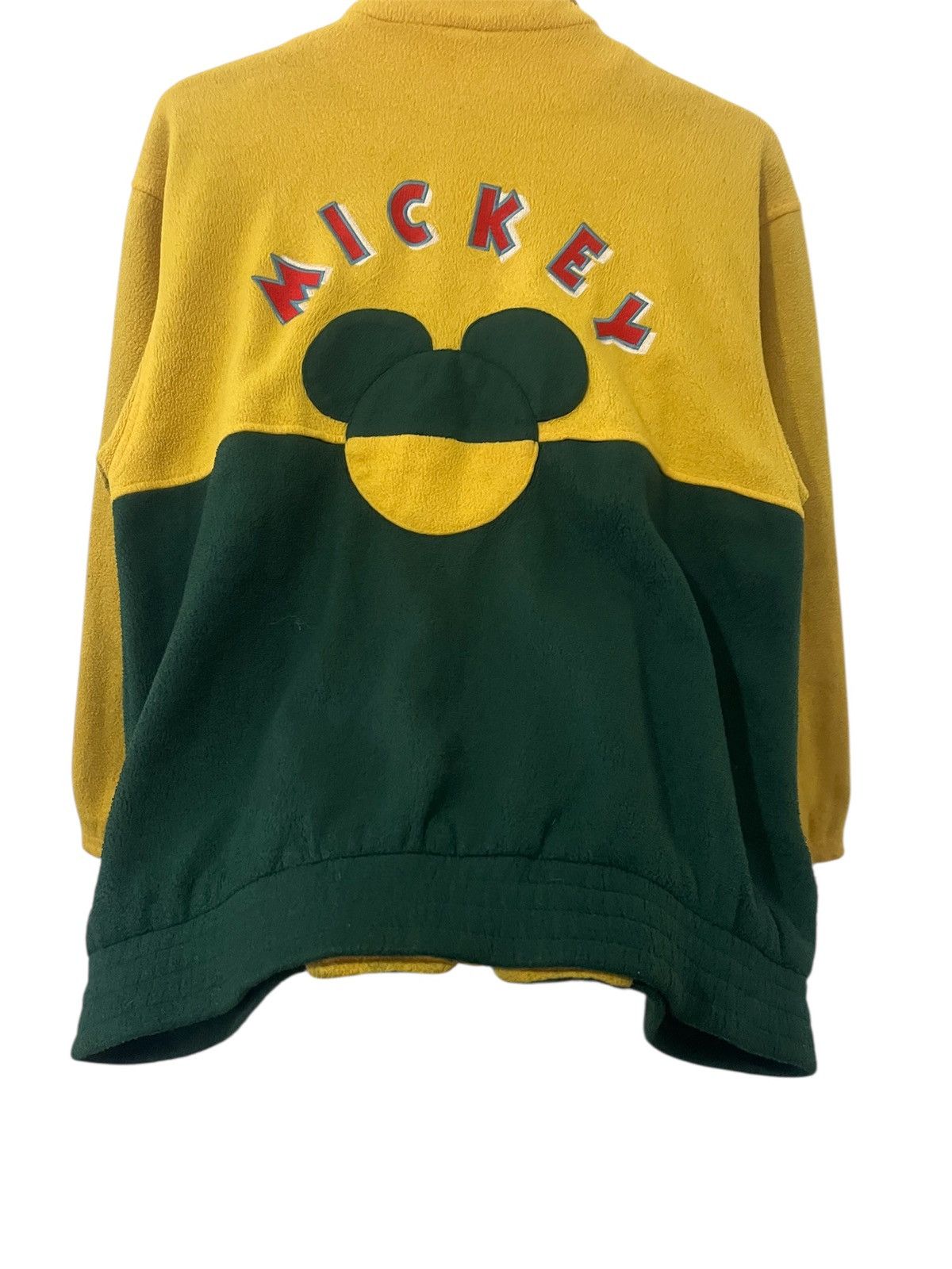 Disney Rare Mickey Mouse Disney Fleece Full Zip Jacket Mesh Lined Size US M / EU 48-50 / 2 - 3 Thumbnail