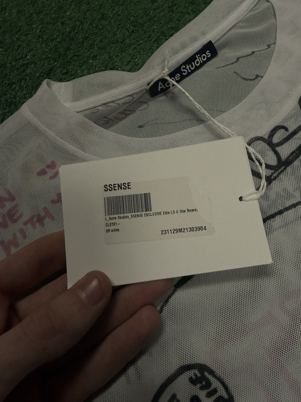 Acne Studios Acne studios tattoo print mesh longsleeve Size XXL / US 16-18 / IT 52-54 - 4 Thumbnail