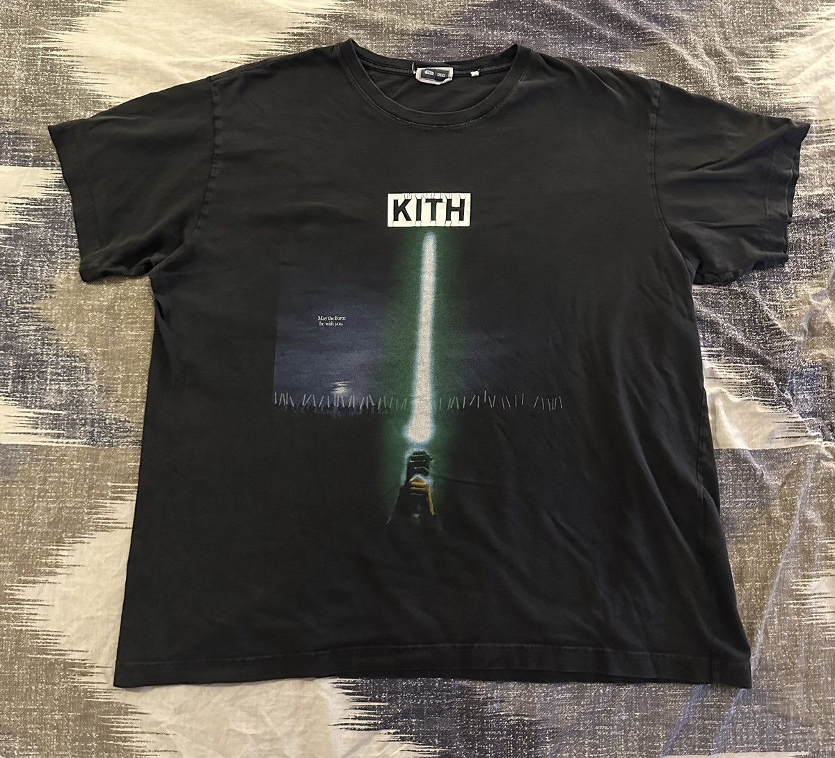 Kith Kith Star Wars Jedi vs Sith Vintage Tee | Grailed