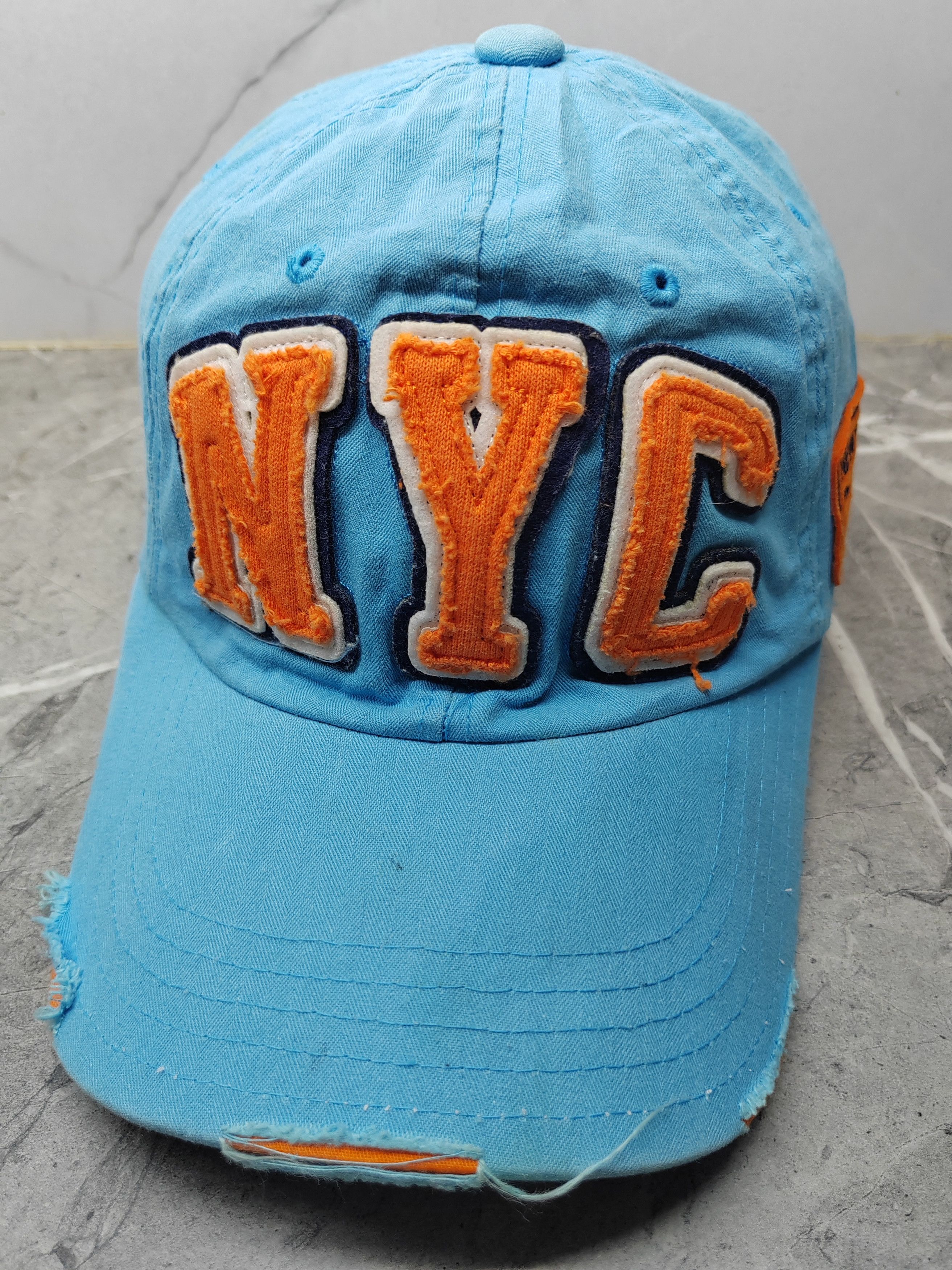 Vintage Vintage NYC Distressed Style Cap Hat Size ONE SIZE - 1 Thumbnail