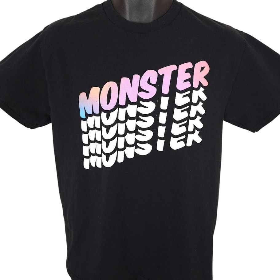 Gildan Monster T Shirt Mens Size Medium Black Graphic Tee Size US M / EU 48-50 / 2 - 1 Thumbnail