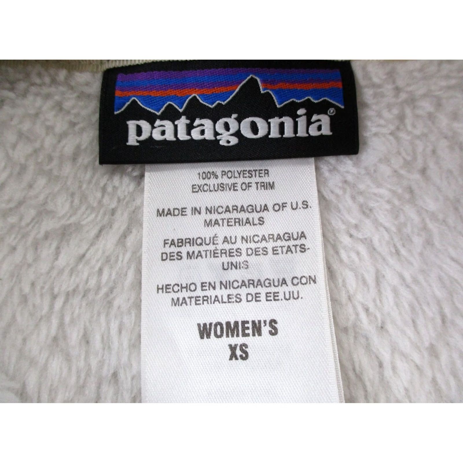 Patagonia Patagonia Snap T Fleece Jacket Women XS White Polartec Fuzzy Jumper Hiking 25442 Size XS / US 0-2 / IT 36-38 - 7 Thumbnail