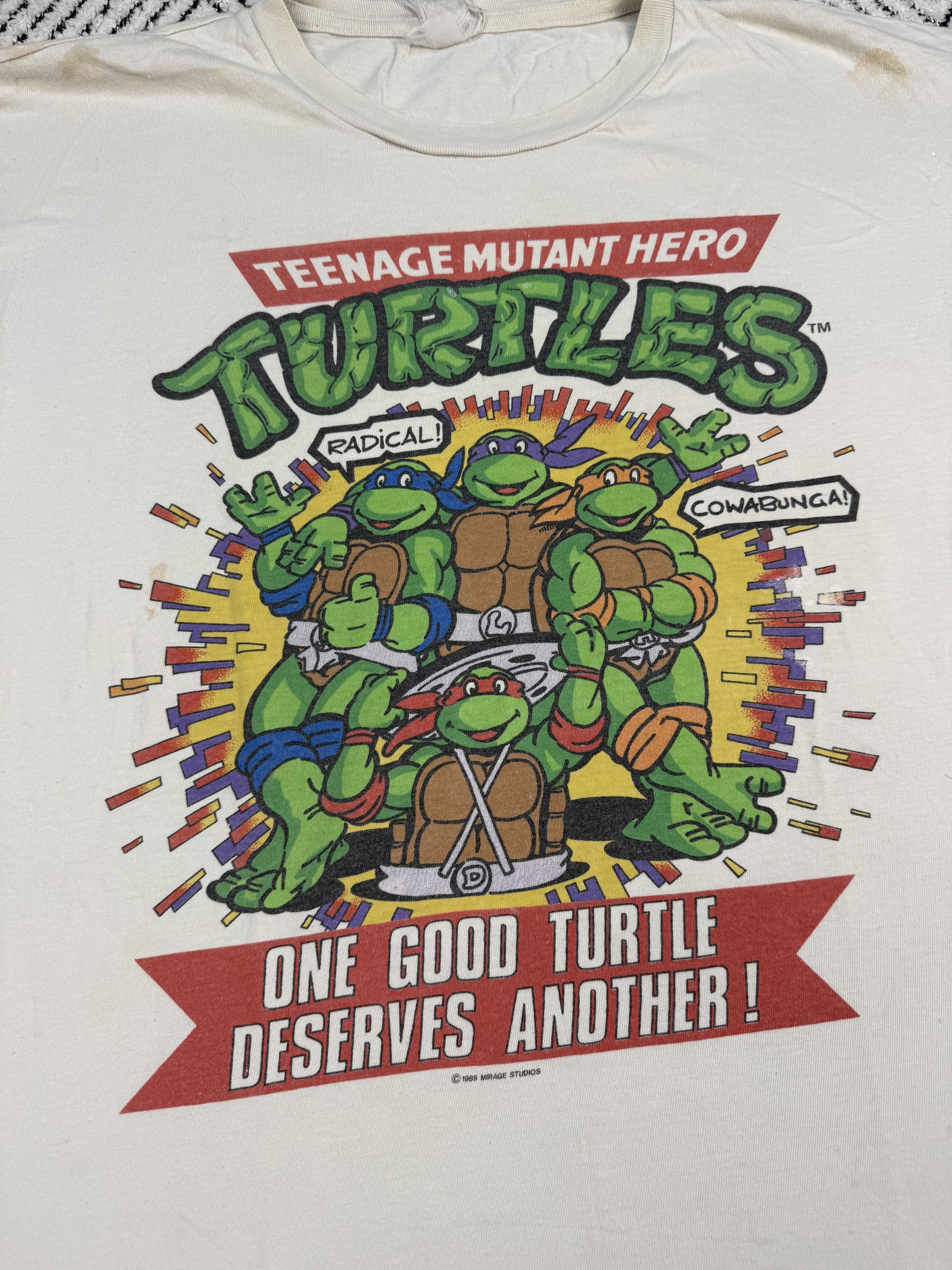 Vintage TNMT Teenage Ninja Mutant Turtles vintage tshirt 1989 Size US L / EU 52-54 / 3 - 2 Thumbnail