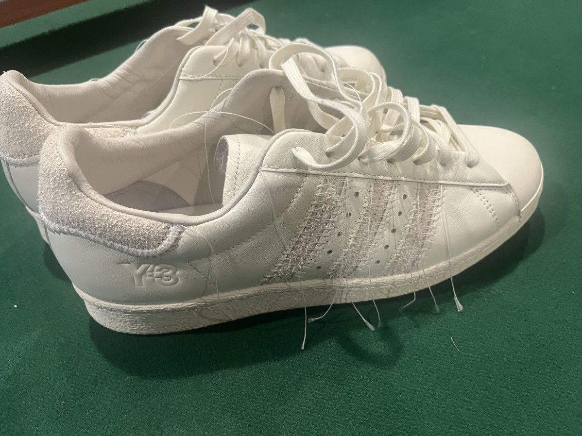 Adidas Y-3 Adidas White Leather Size US 8.5 / EU 41-42 - 6 Thumbnail