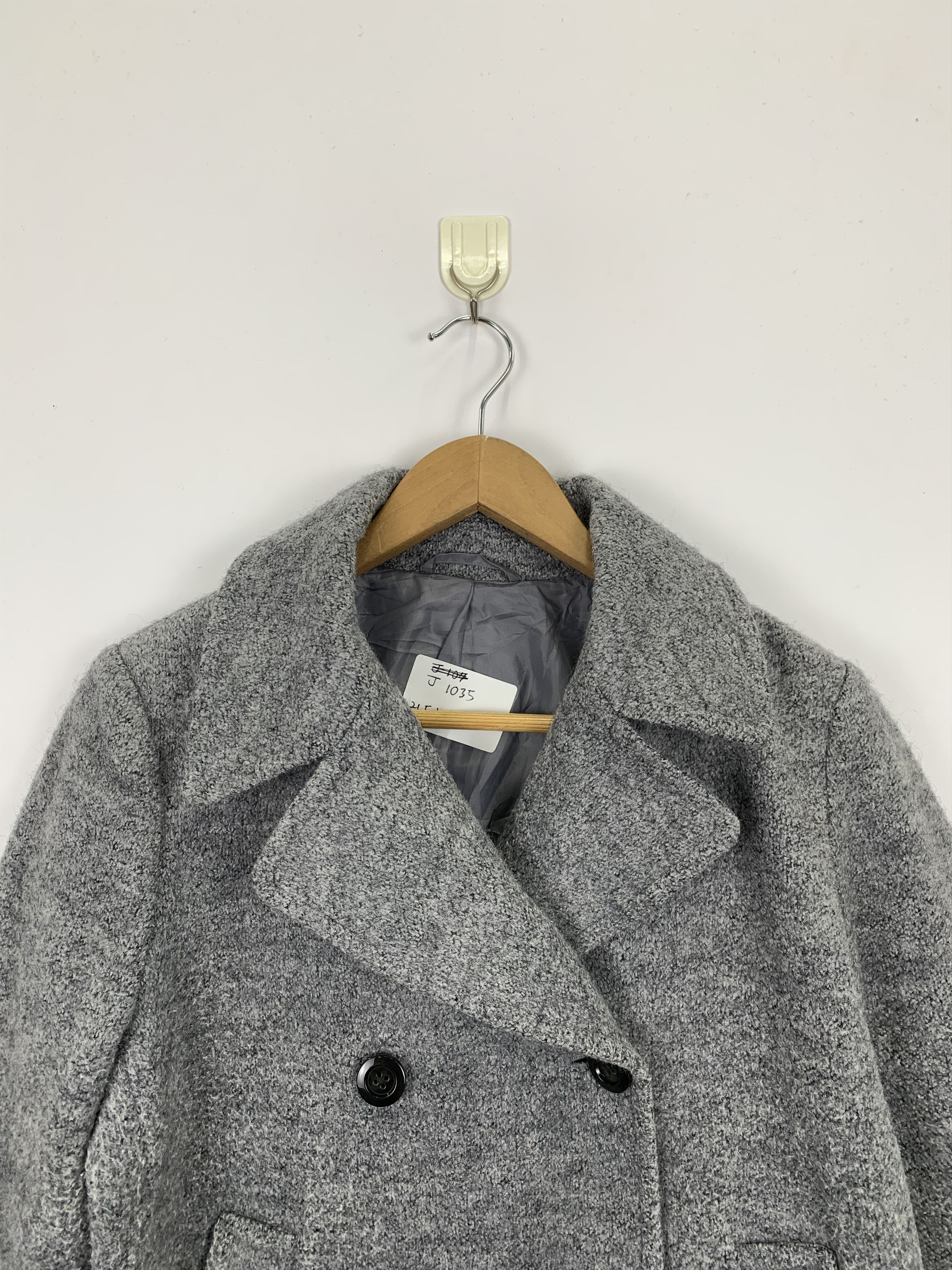 GU Japanese Brand Gu Double Breasted Blazer J1035 Size 38L - 2 Thumbnail