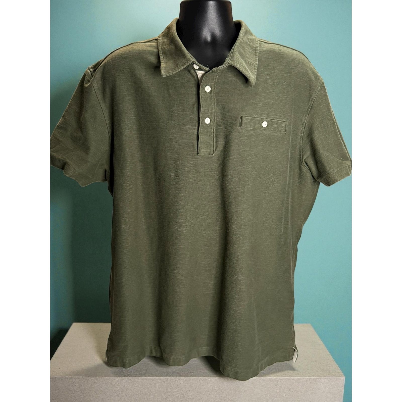 JACHS NY JACHS New York Men’s 2XL Polo Shirt Olive Green Casual Wear Size US XXL / EU 58 / 5 - 1 Thumbnail