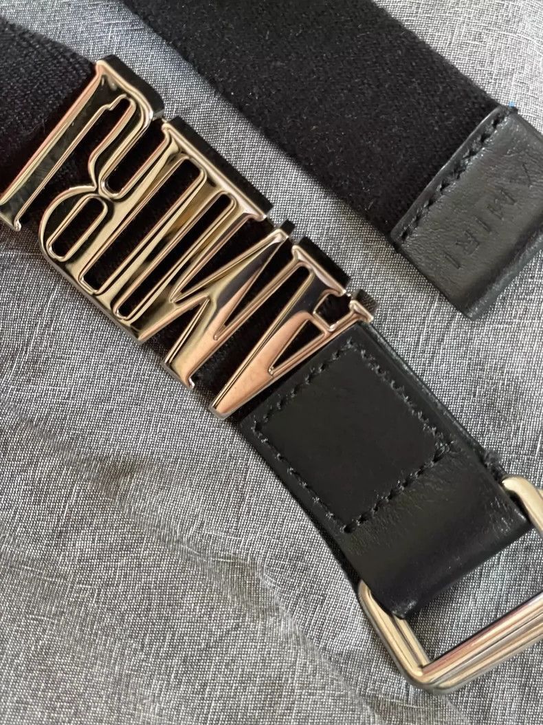 AMIRI Canvas logo belt -DMC-2508