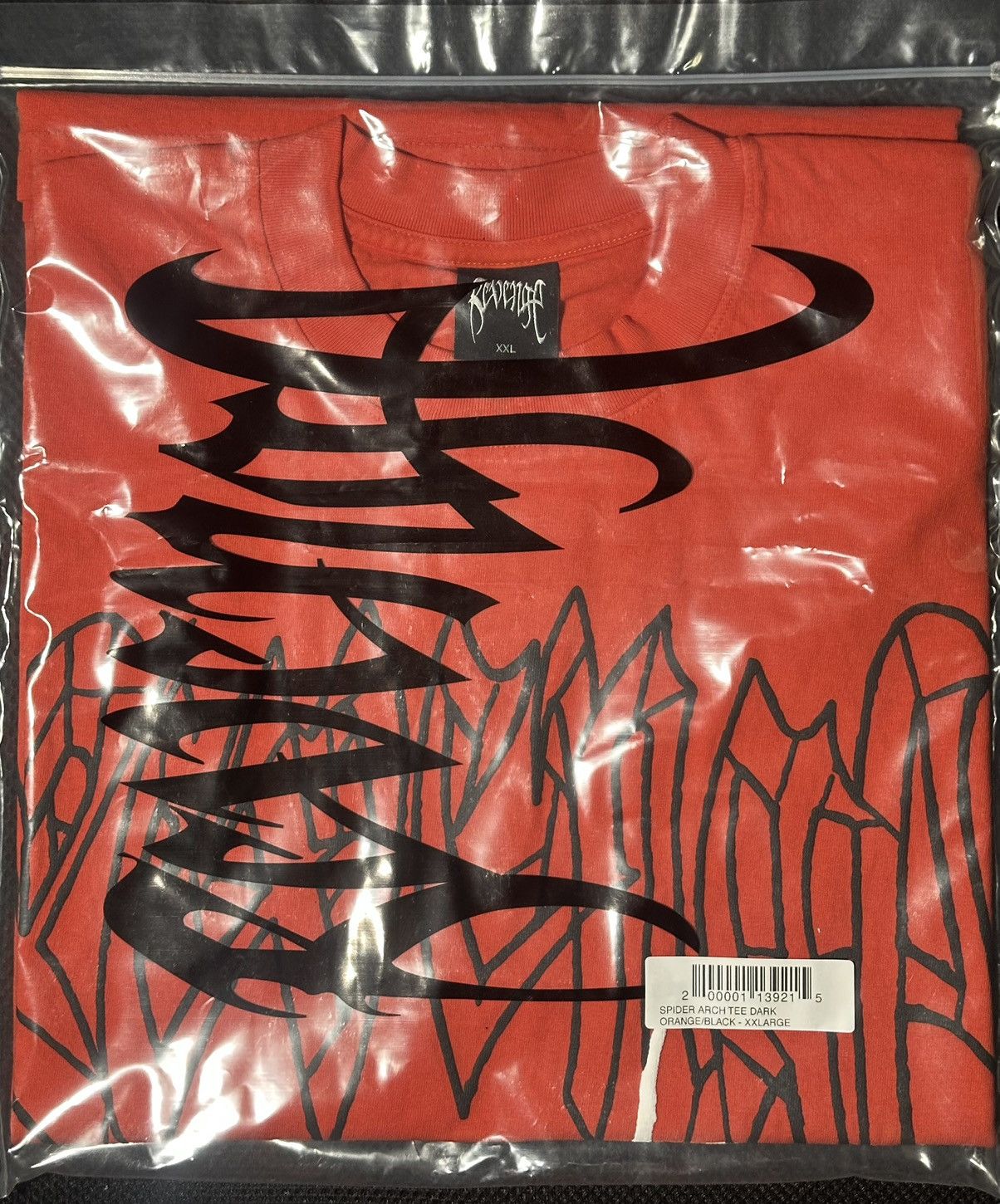 Revenge Revenge Spider Arch Tee Dark Orange/Black XXL 2XL XXLARGE Size US XXL / EU 58 / 5 - 3 Thumbnail