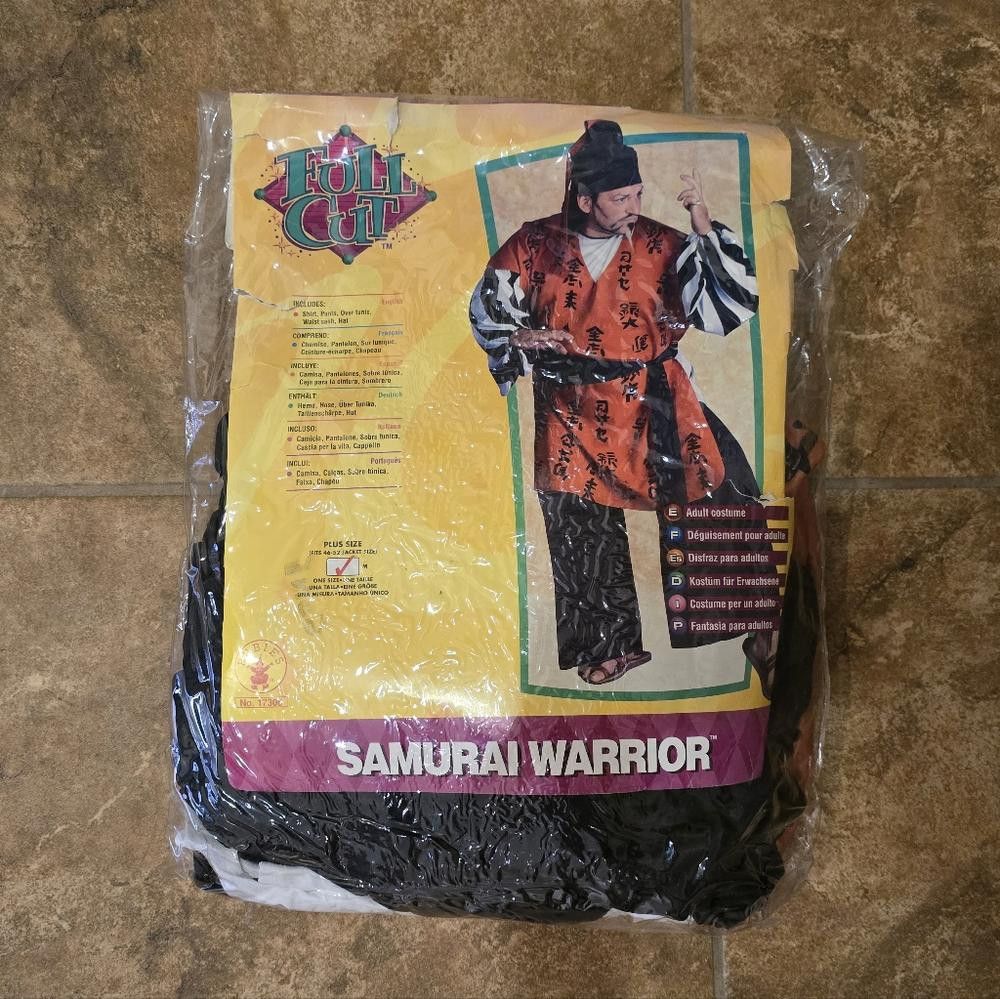 Designer Samurai Warrior Adult Costume Size ONE SIZE - 3 Thumbnail