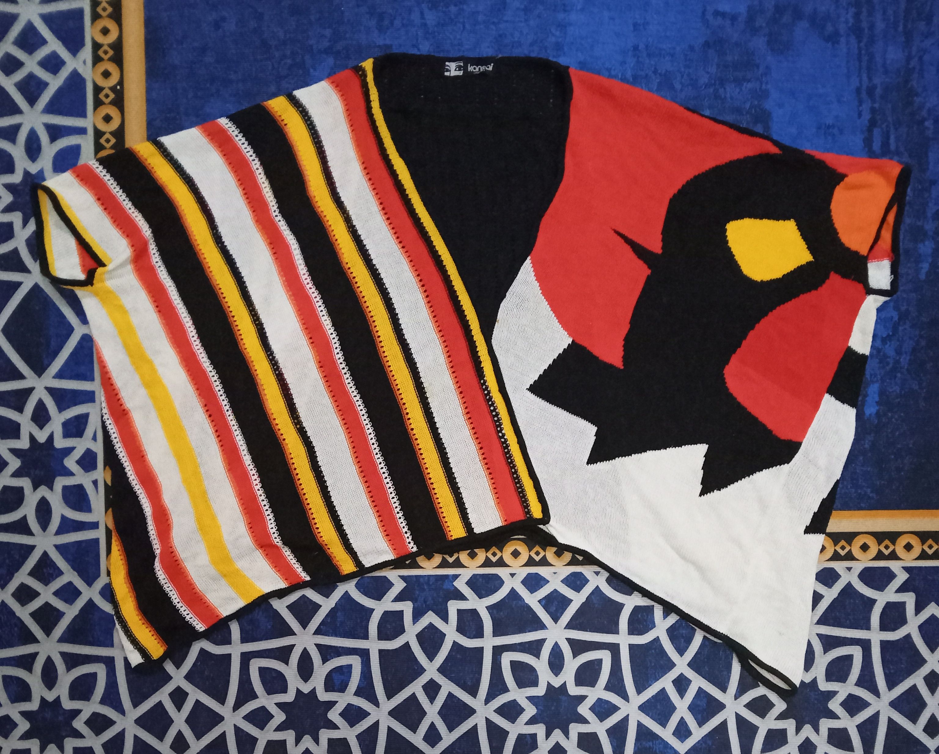 Kansai Yamamoto Kansai Japan Extremely Rare Design Oversized Top Size ONE SIZE - 4 Thumbnail