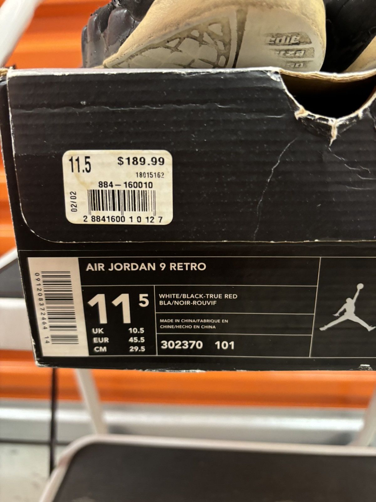 Jordan Brand × Vintage ***FINAL DROP***RARE 2001 NIKE AIR JORDAN 9 OG 11.5 Size US 11.5 / EU 44-45 - 3 Thumbnail