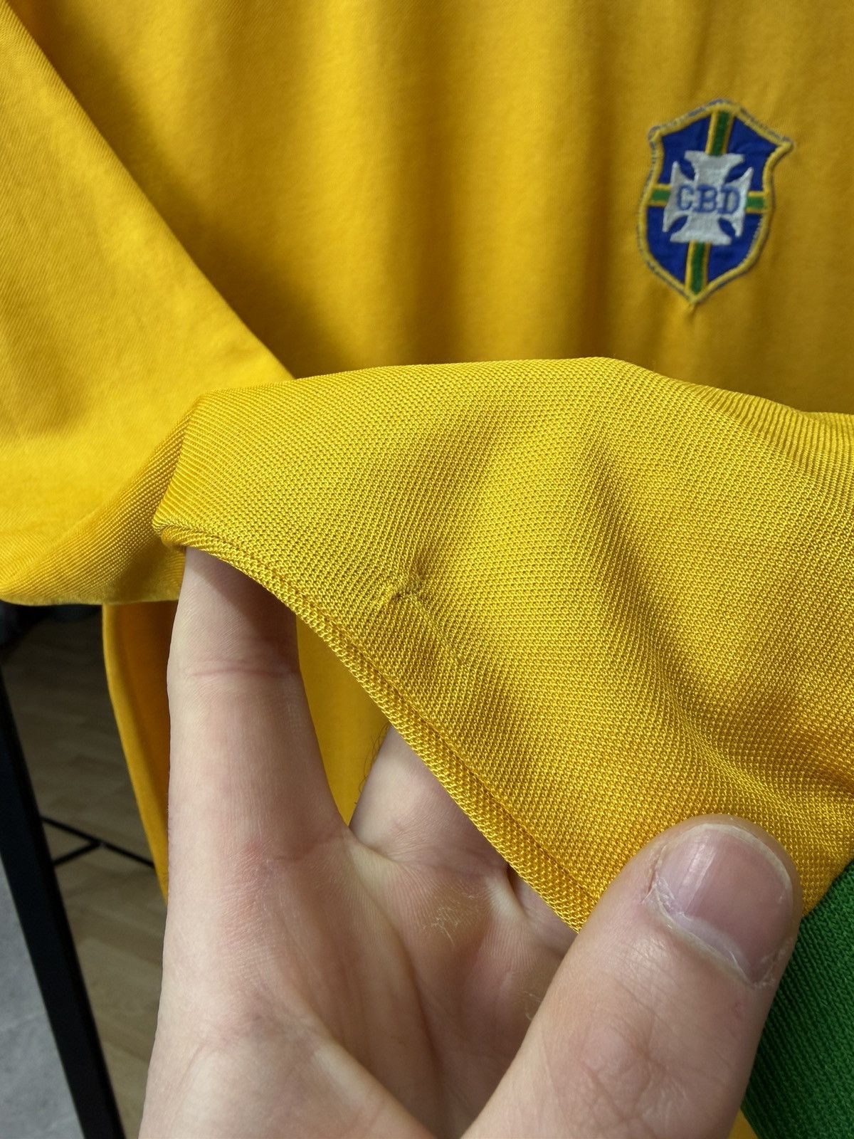 Erima Vintage Erima Brazil Long Sleeve Jersey 1980s Football Shirt Size US M / EU 48-50 / 2 - 15 Thumbnail