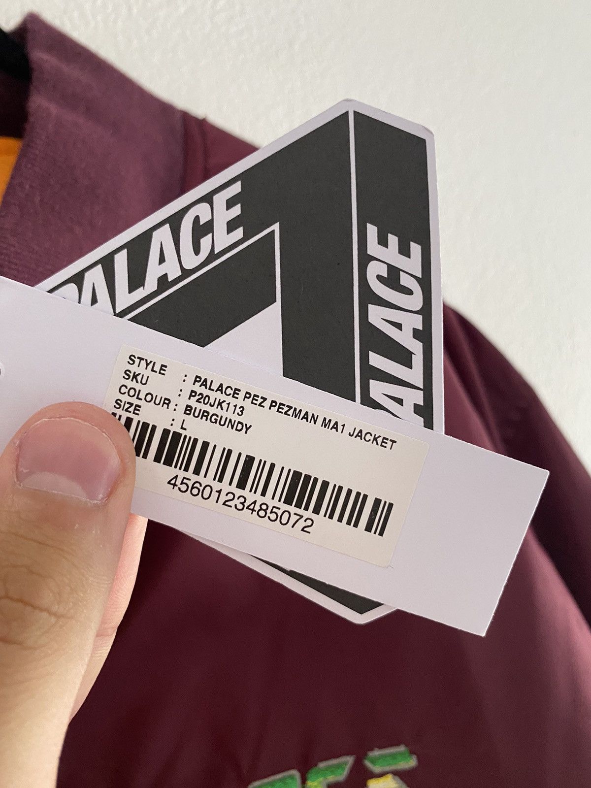 Palace x PEZ “Pezman” MA-1 Bomber – FW21 - Burgundy