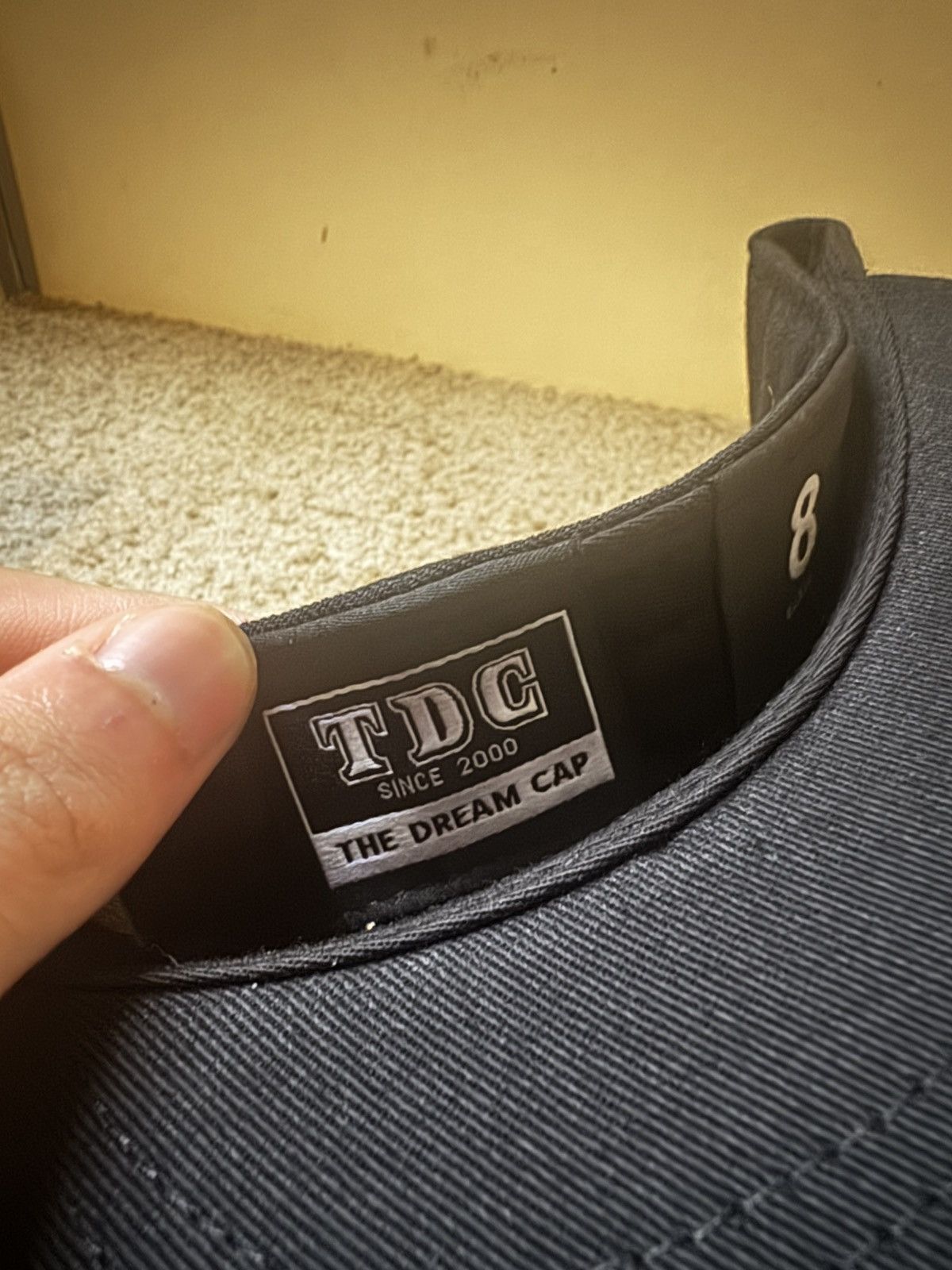 Playboi Carti Playboi Carti YVL Fitted hat BLACK ON BLACK + Brand New Size ONE SIZE - 6 Thumbnail