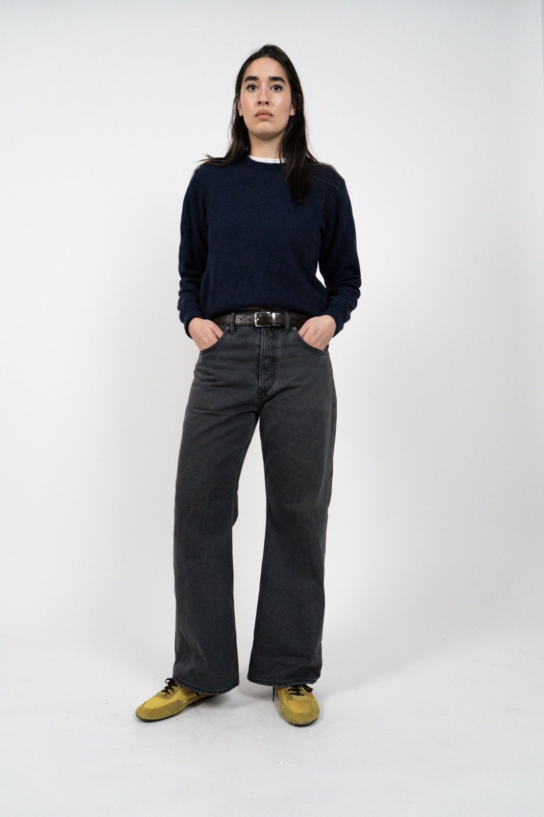 Acne Studios Acne Studios 2021 Faded Black Denim Size 31" - 3 Thumbnail