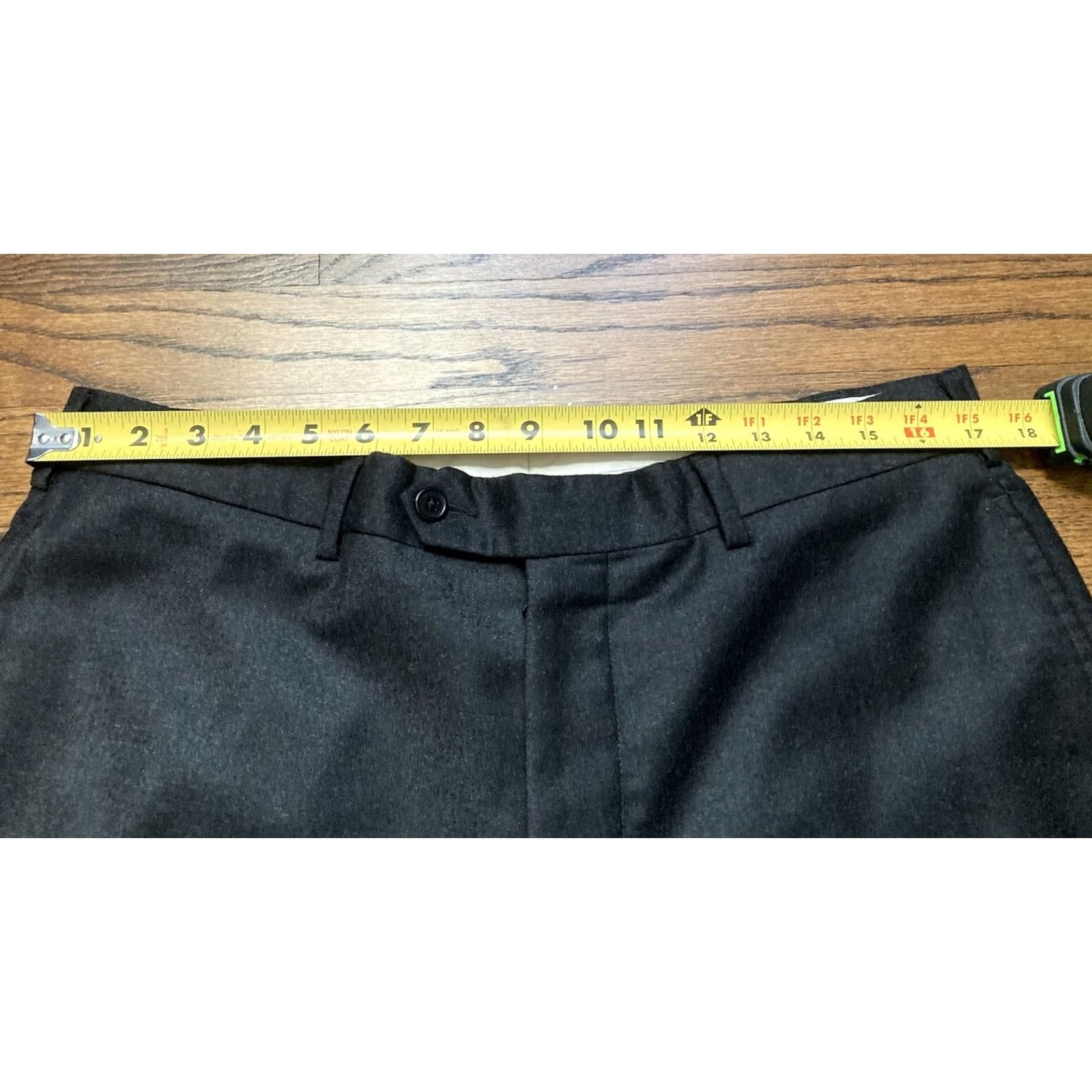 Brooks Brothers Brooks Brothers Madison Wool Dress Pants Mens Sz 36x30 Dark Gray Slacks Size US 30 / EU 46 - 6 Thumbnail