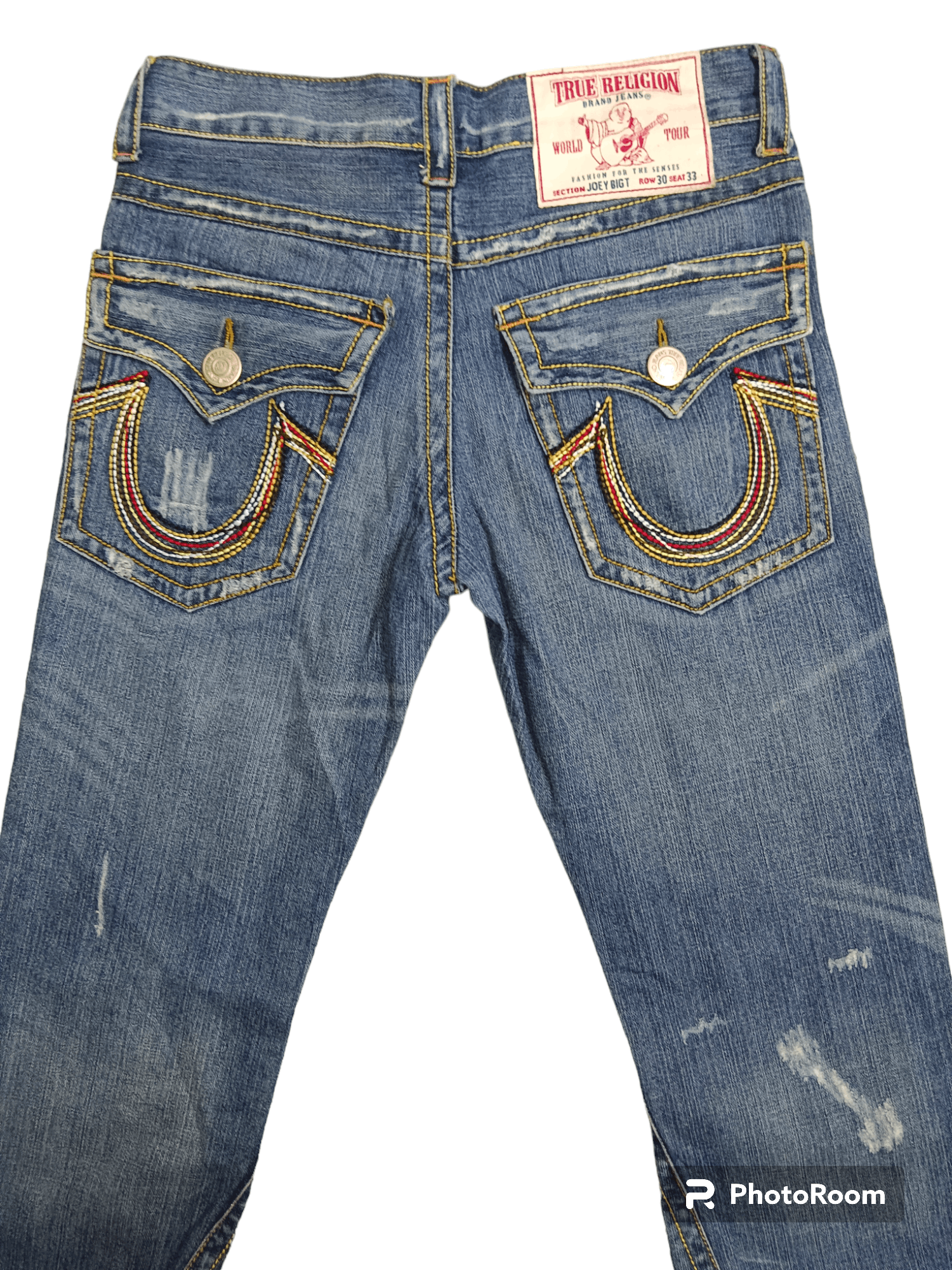 American Edition Hot🔥🔥True Religion BigT Seditionaries Super Flare Jeans Size US 30 / EU 46 - 4 Thumbnail
