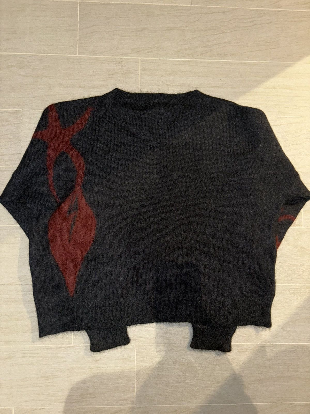 Enfants Riches Deprimes enfants riches deprimes 22fw mohair cross sweaters Size US L / EU 52-54 / 3 - 2 Thumbnail