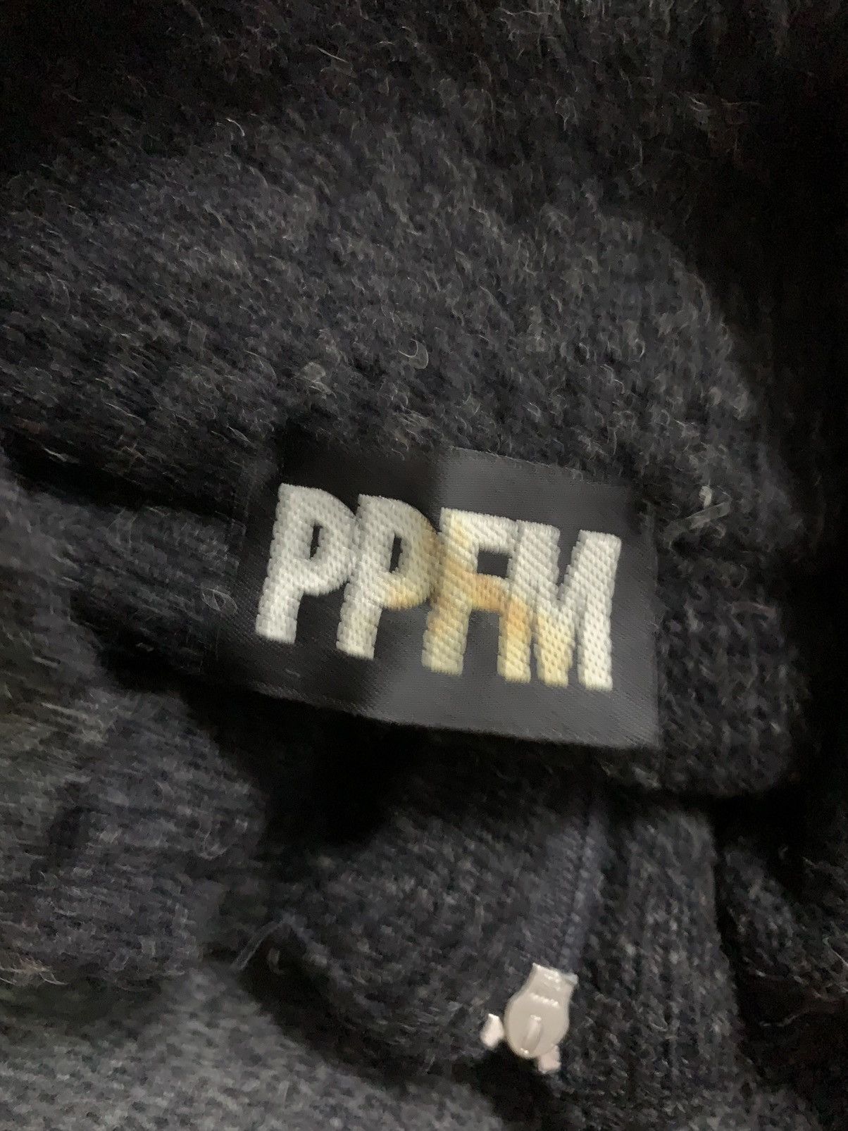 Yohji Yamamoto 💥Vintage PPFM Knitwear Wool Half Zipper Sweater Size M / US 6-8 / IT 42-44 - 6 Thumbnail