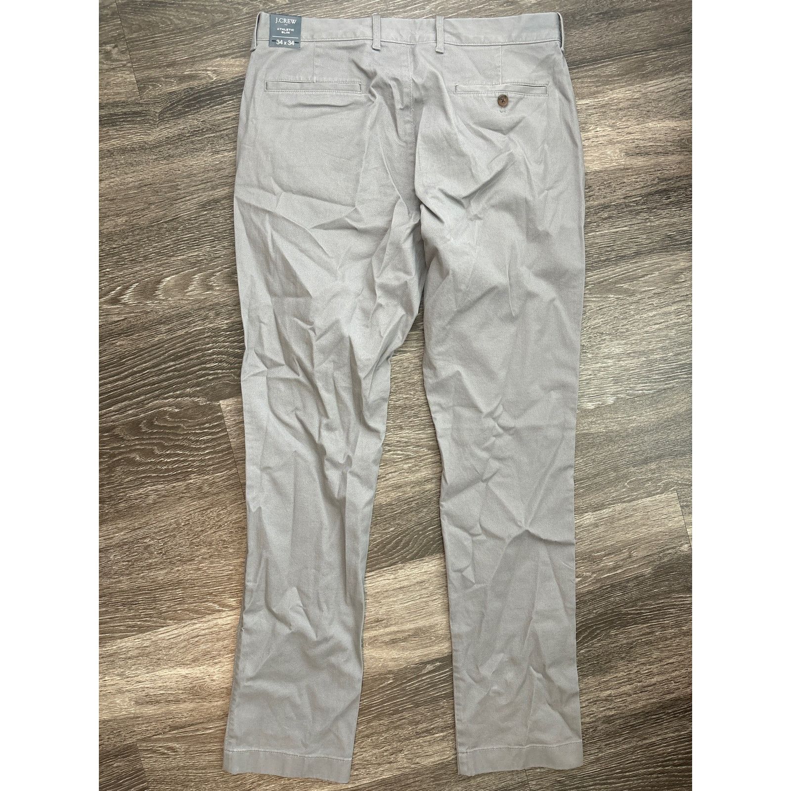 J.Crew NWT J.Crew Athletic Slim Fit Chino Pant Gray Size 34x34 Size US 34 / EU 50 - 7 Thumbnail