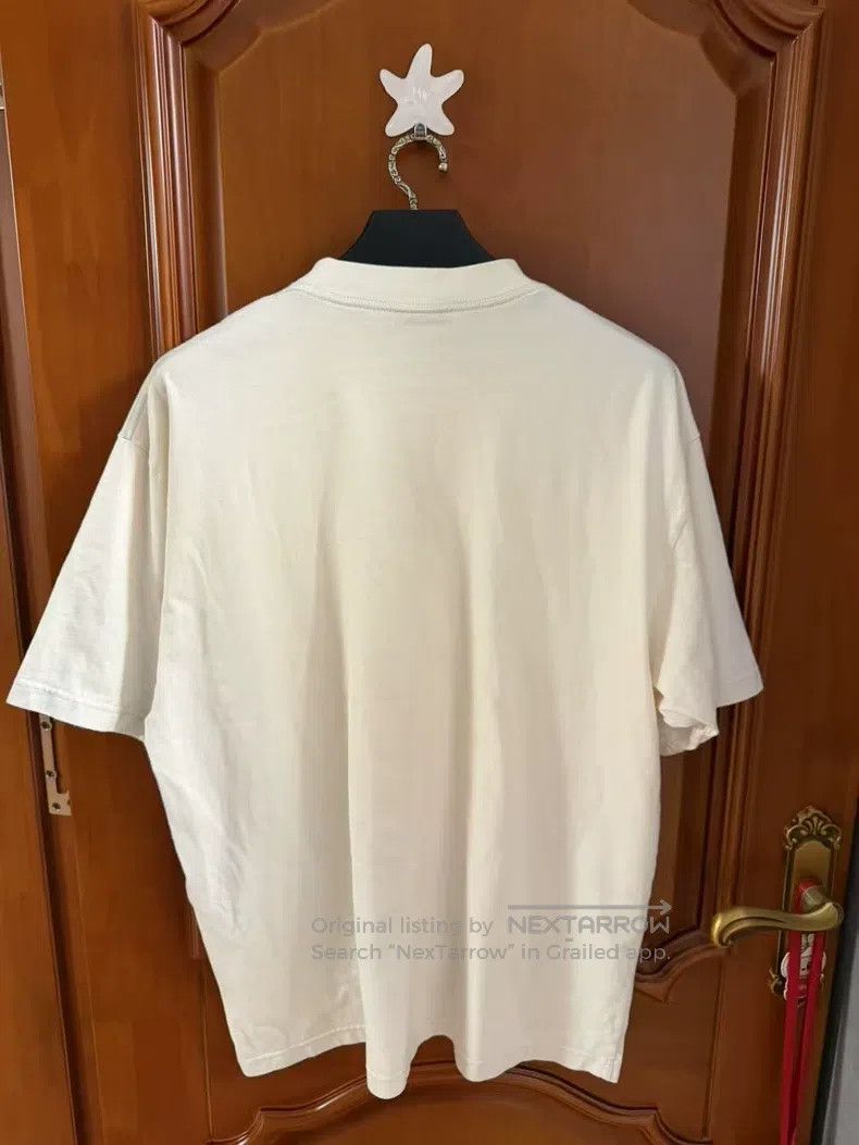 Balenciaga Balenciaga White and Blue Single Ring Short Sleeve T-Shirt Size US M / EU 48-50 / 2 - 2 Thumbnail