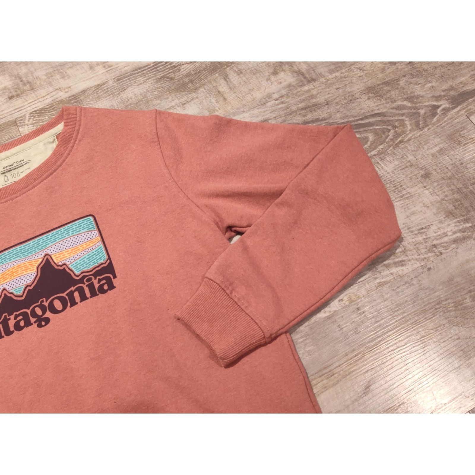 Patagonia Patagonia Solar Rays 73 Uprisal Crew Sweatshirt sz S Women's Pink Fleece Inner Size S / US 4 / IT 40 - 4 Thumbnail