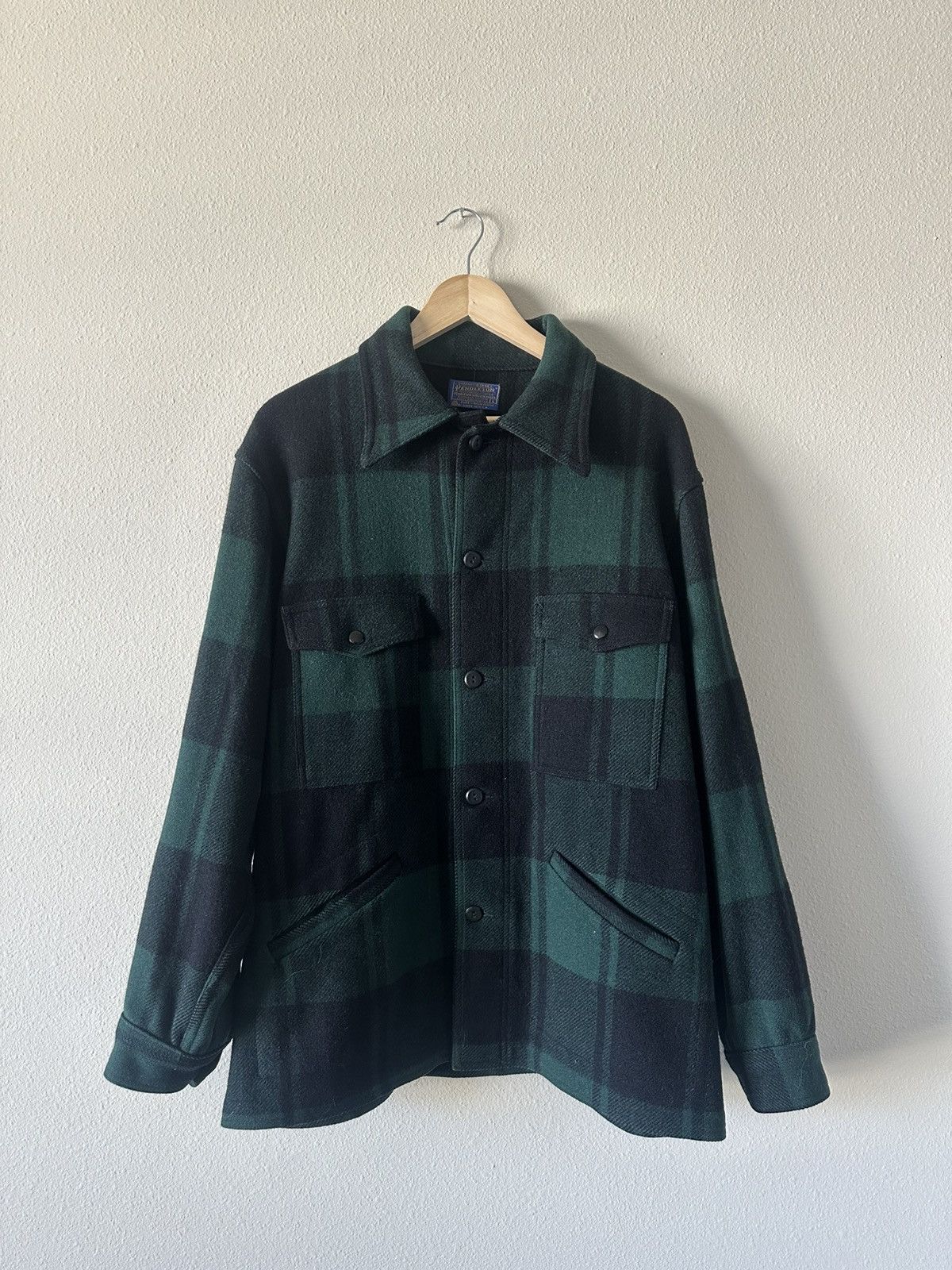 Pendleton 1960’s Pendleton Buffalo Plaid Mackinaw Cruiser Jacket Size US L / EU 52-54 / 3 - 1 Thumbnail