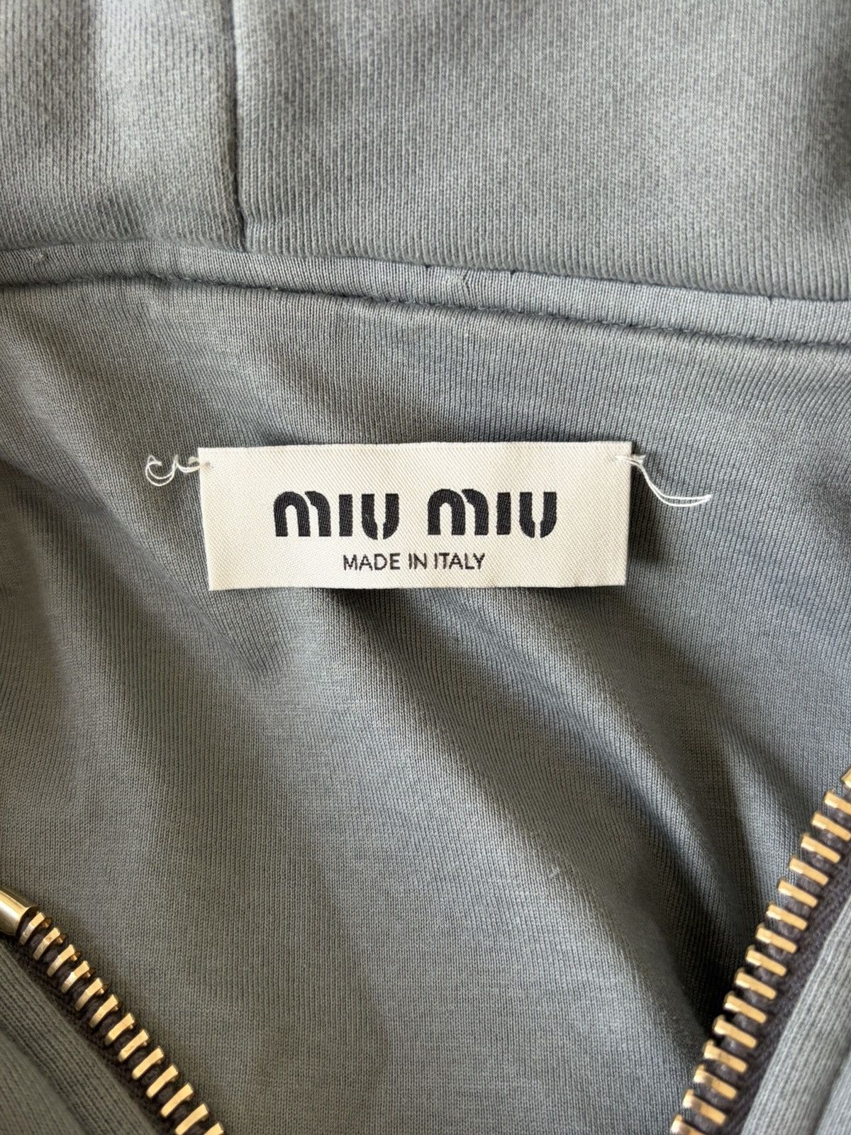 Miu Miu Miumiu zipped hoodie jacket Size US M / EU 48-50 / 2 - 7 Thumbnail