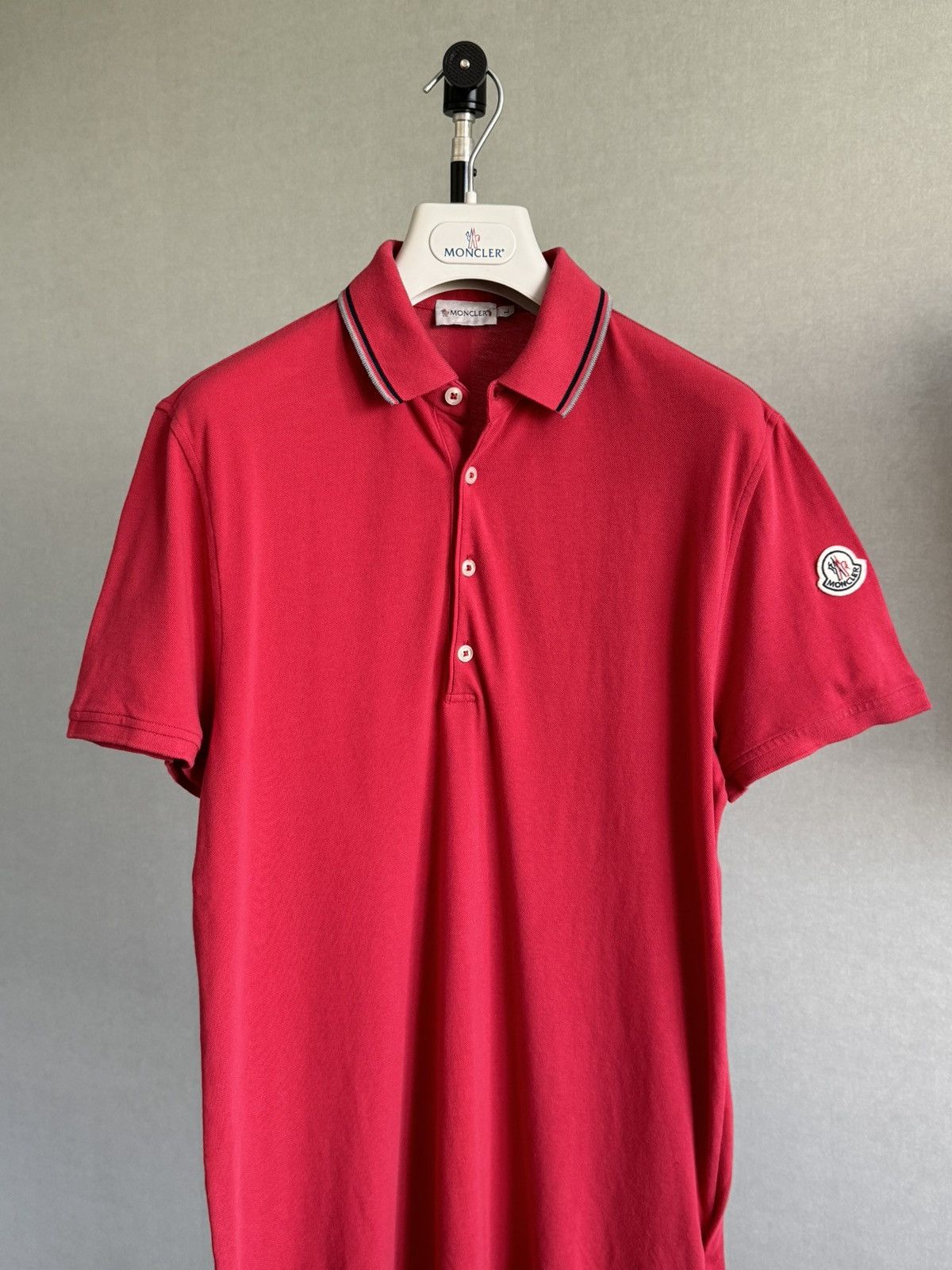 Moncler Moncler Polo Shirt Size US L / EU 52-54 / 3 - 1 Thumbnail
