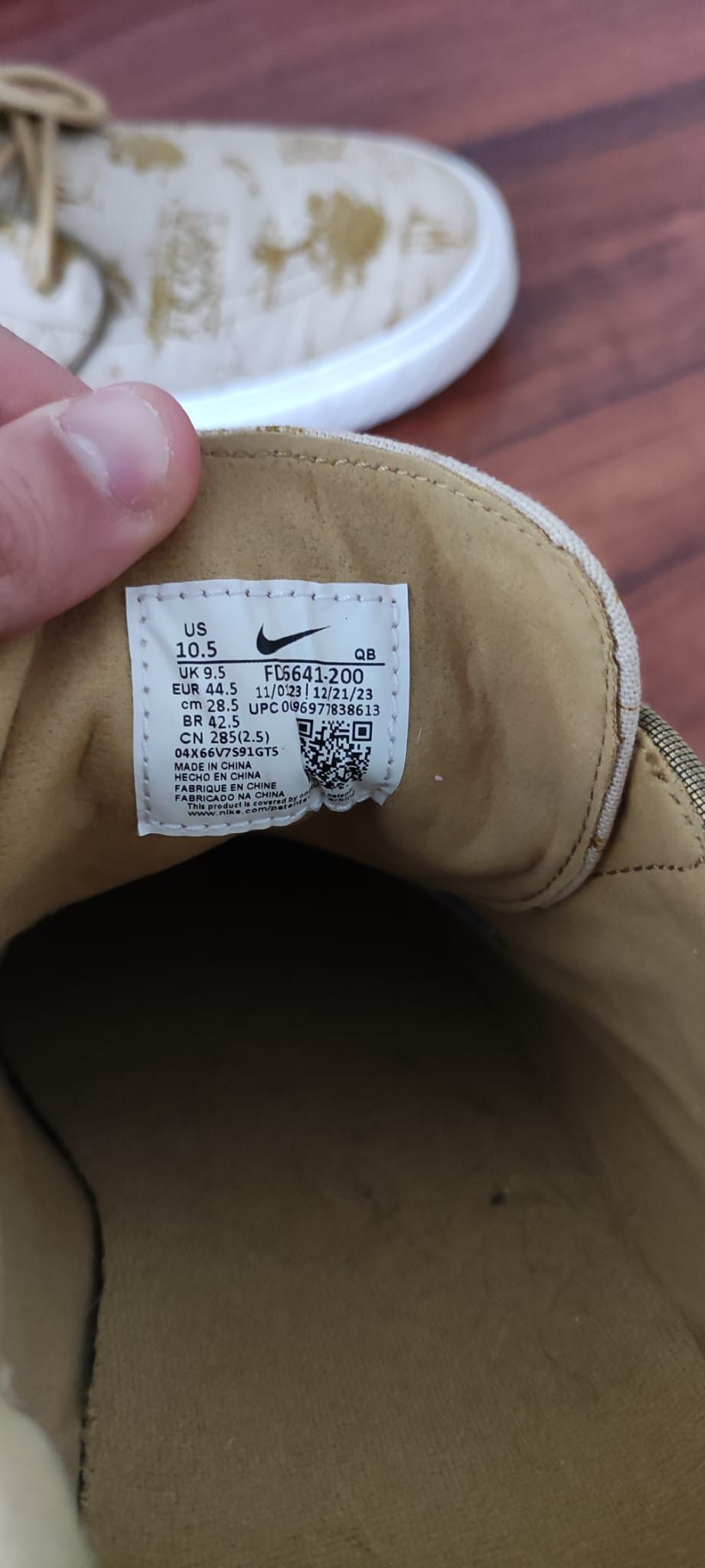 Nike Nike SB Zoom Janoski OG+ Premium Sesame Size US 10.5 / EU 43-44 - 6 Thumbnail