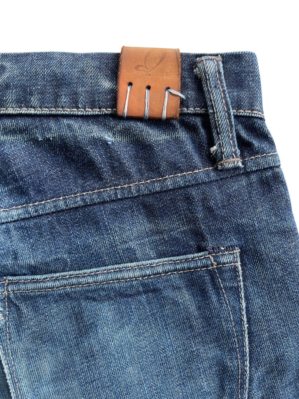 MATiAS Matias Pacheco Hand Tailored Distressed Selvedge Denim Size US 31 - 8 Thumbnail