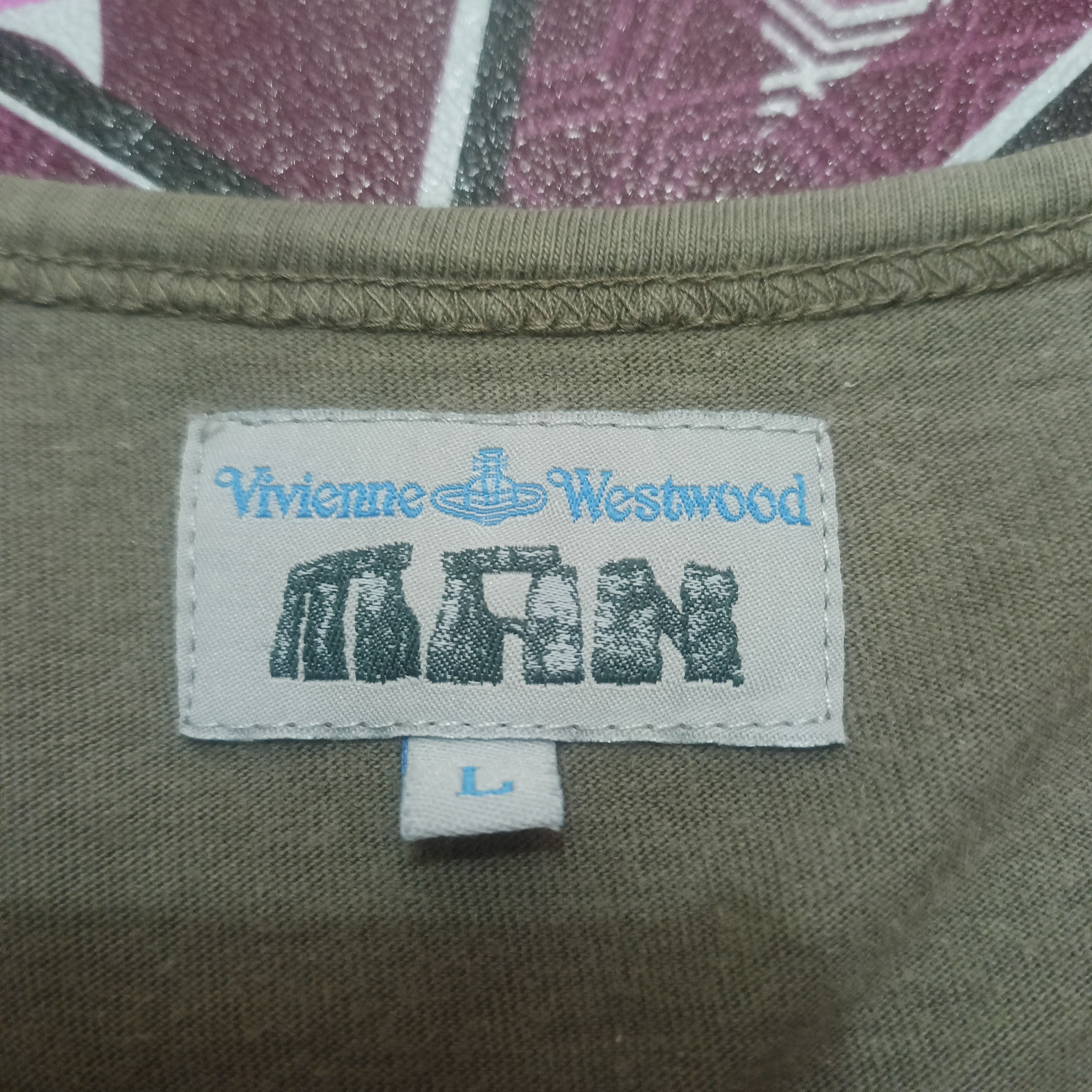 Vivienne Westwood Vtg Vivienne Westwood embroidered Small logo Long Sleeve Size US L / EU 52-54 / 3 - 5 Thumbnail