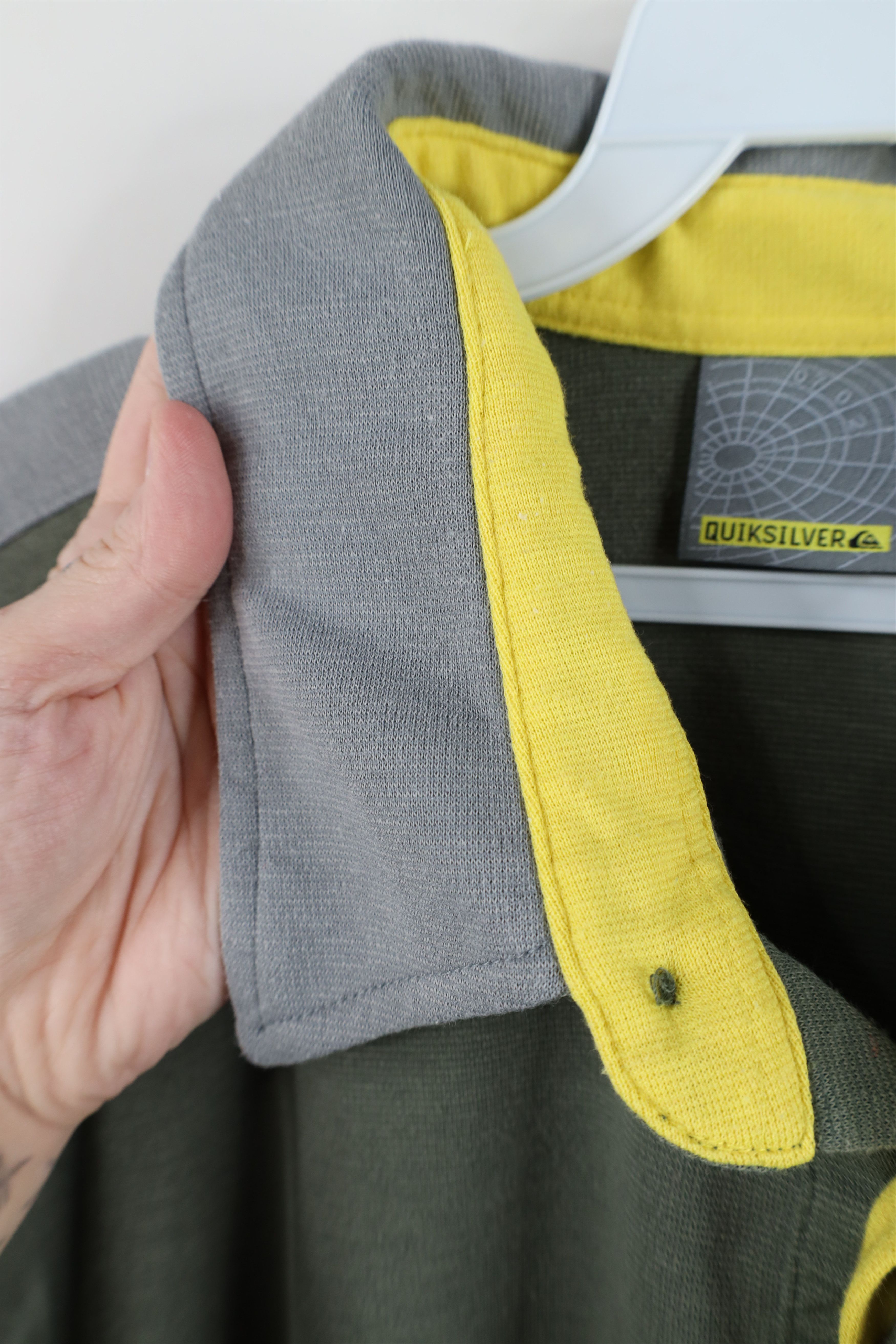Quiksilver Vintage 90s Y2K Quiksilver Surfing Knit Collared Polo Shirt Size US L / EU 52-54 / 3 - 7 Thumbnail
