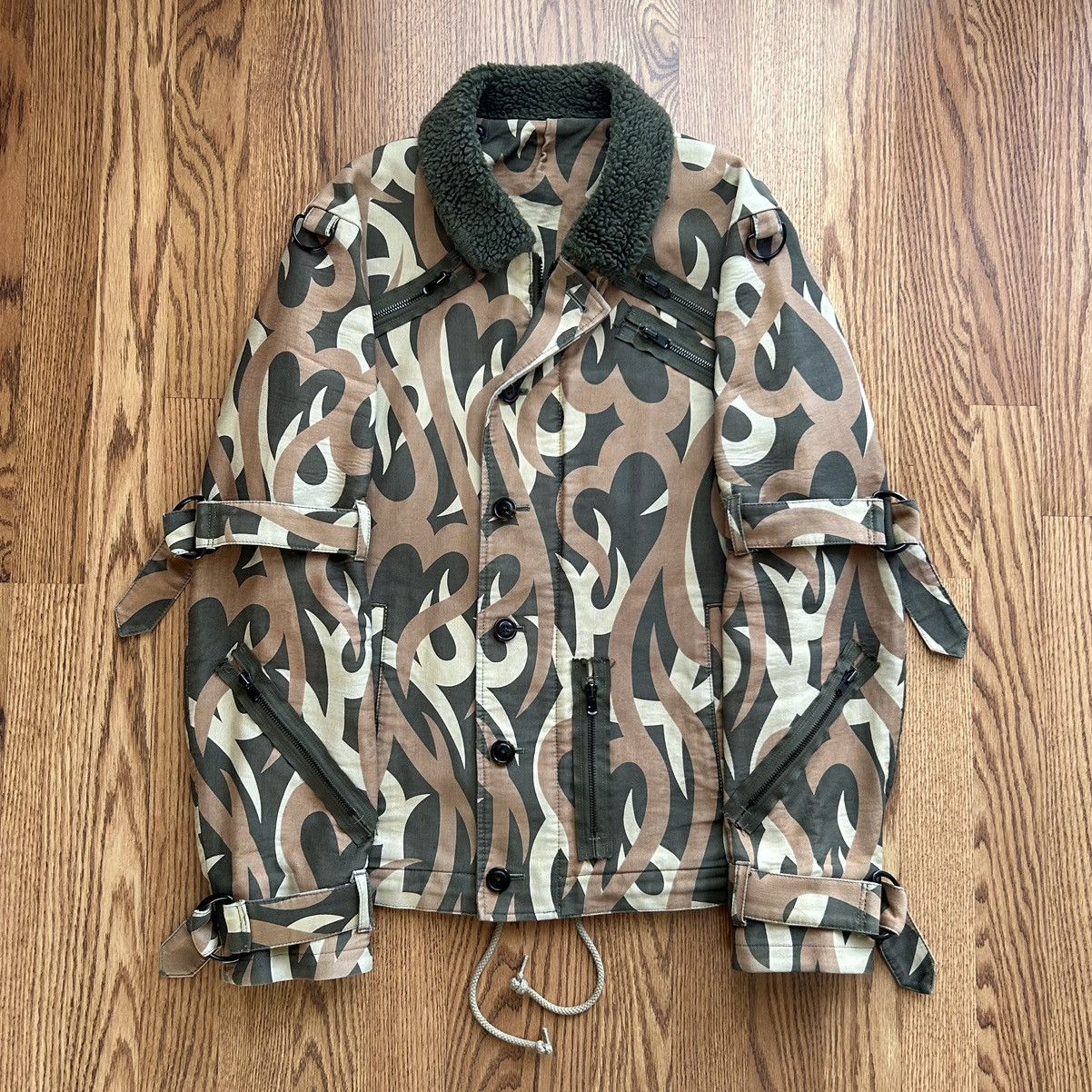 Number (N)ine AW04 Give Peace a Chance Tribal Jacket | Grailed