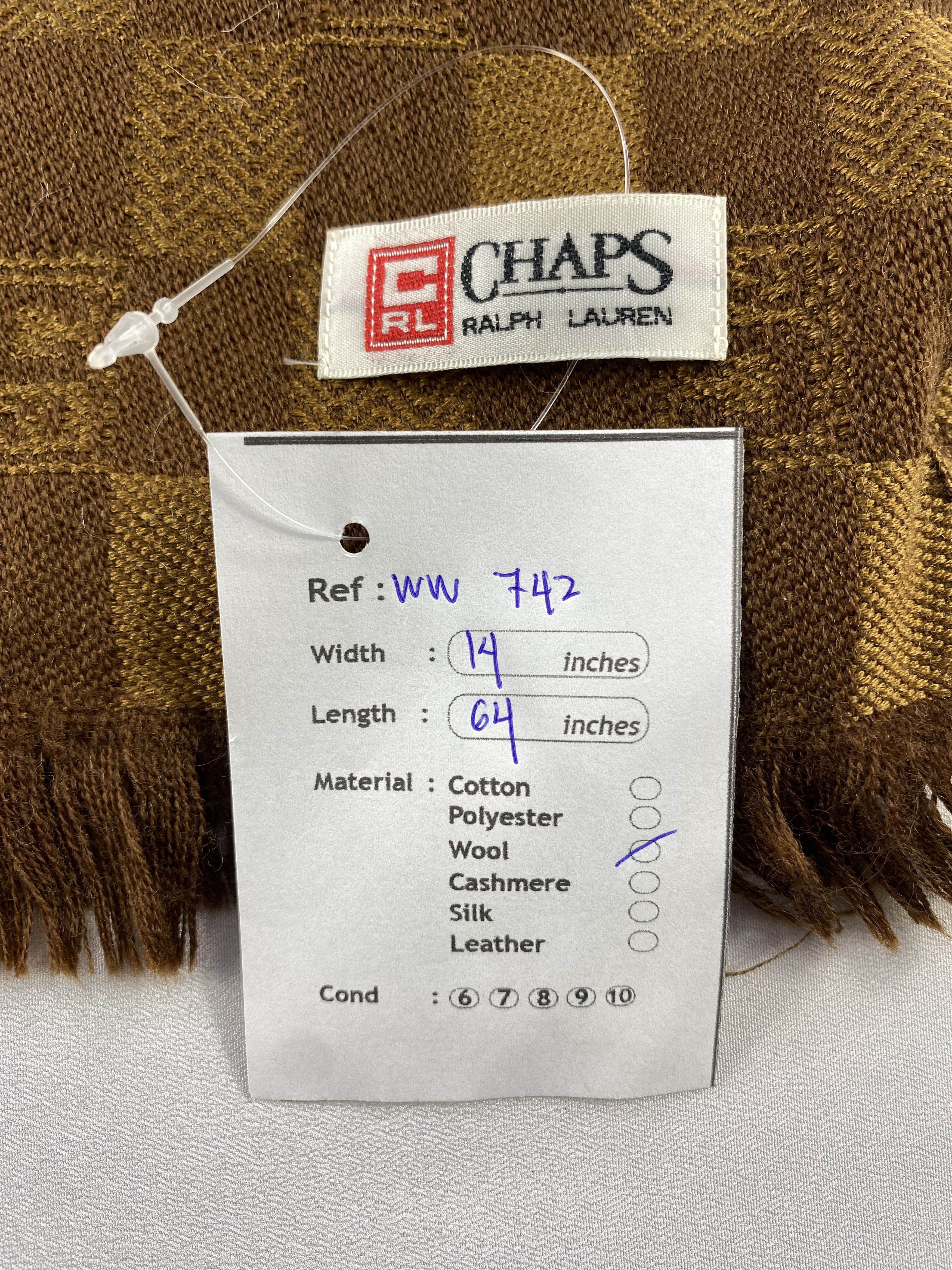 Chaps Ralph Lauren × Vintage Chaps Ralph Lauren Scarf / Muffler / Neckwear Size ONE SIZE - 6 Thumbnail