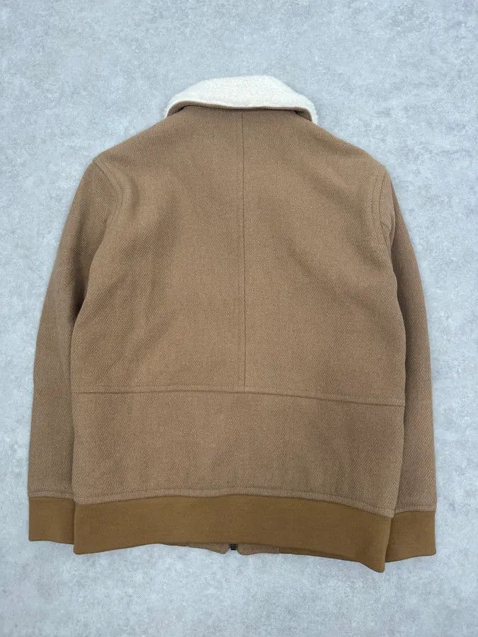 A.P.C. A.P.C Beige Classy Wool White Collar Jacket Size US S / EU 44-46 / 1 - 7 Thumbnail