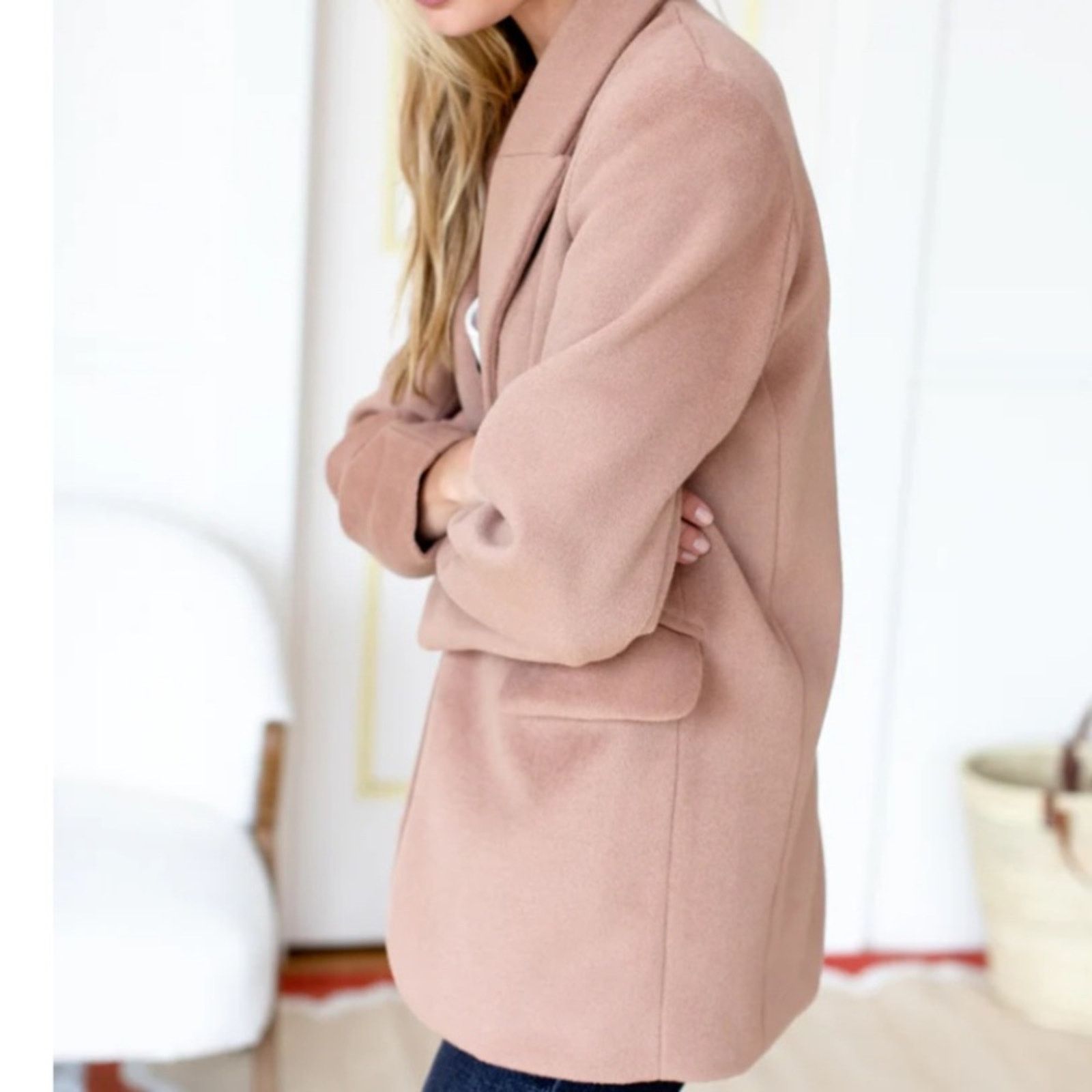Emerson Fry Emerson Fry $328 JUDE Jacket Camel Wool Cashmere sz 00 NWOT Size XXS / US 00 / IT 34 - 12 Thumbnail