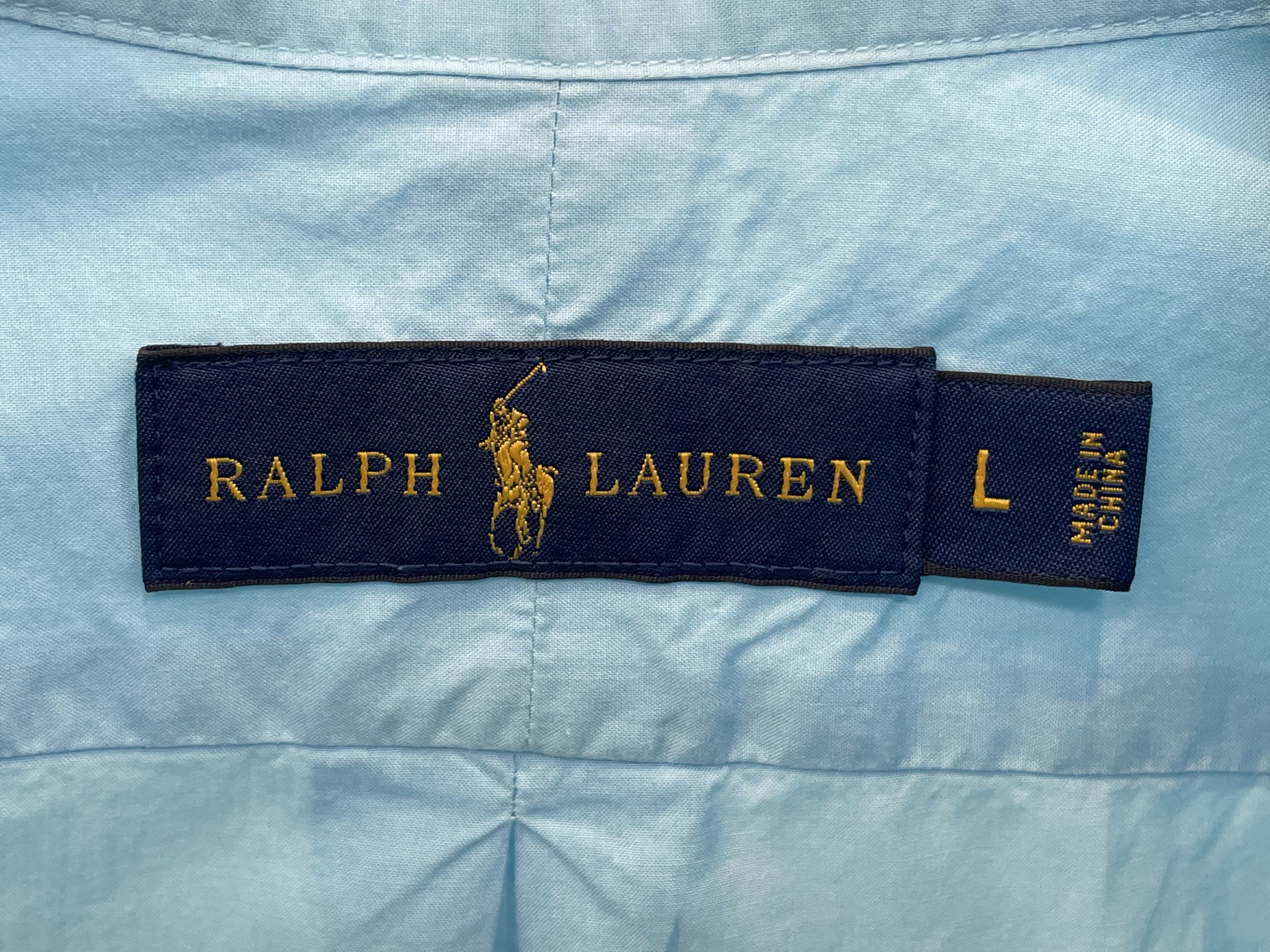Ralph Lauren Polo Ralph Lauren Oxford Button Down Mens Large Blue Size US L / EU 52-54 / 3 - 8 Thumbnail