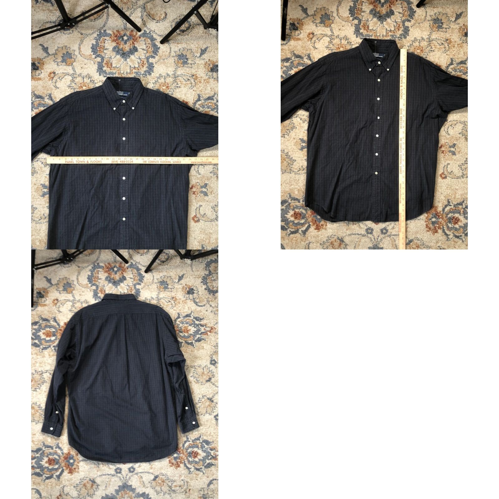 Polo Ralph Lauren Polo Ralph Lauren Shirt Mens Large Plaid Button-Down Blake Classic Dress Shirt Size 42R - 8 Thumbnail