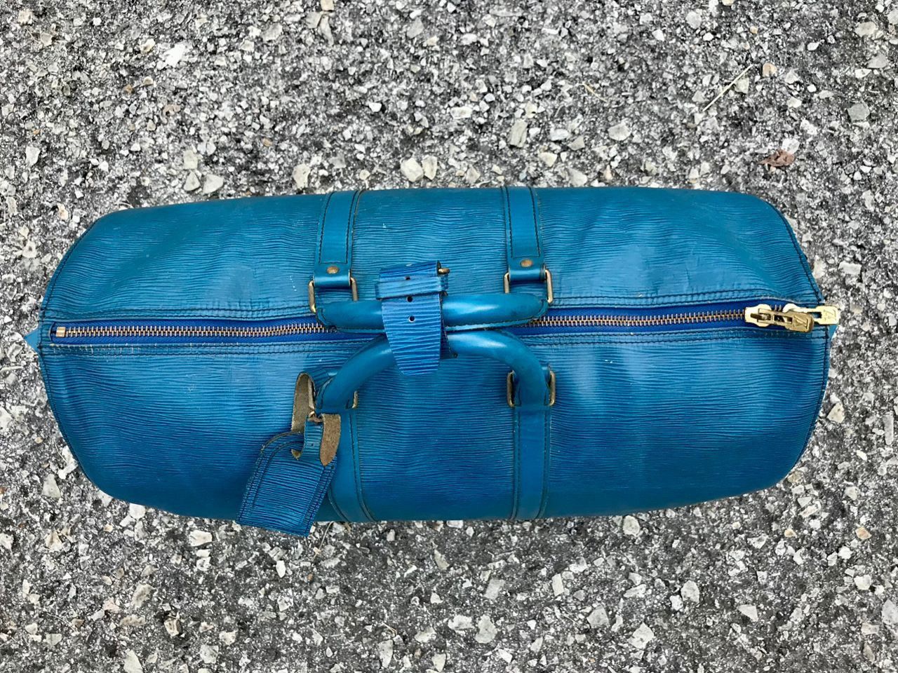 Louis Vuitton Authentic Vintage Louis Vuitton Keepall 50 Epi Travel Bag Size ONE SIZE - 8 Thumbnail