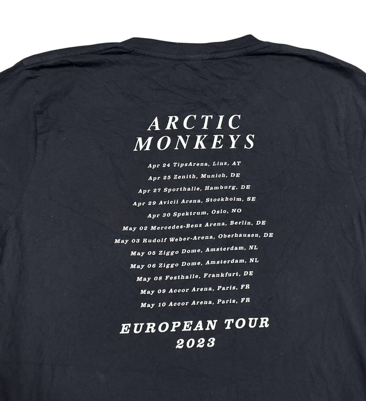 Band Tees 2023 Artic Monkeys European Printed Band Tee Size US M / EU 48-50 / 2 - 7 Thumbnail