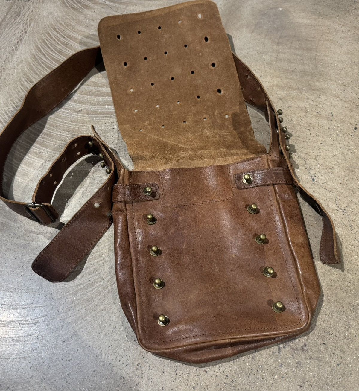 Maison Margiela Maison Martin Margiela Rivet Leather Crossbody Bag Size ONE SIZE - 8 Thumbnail