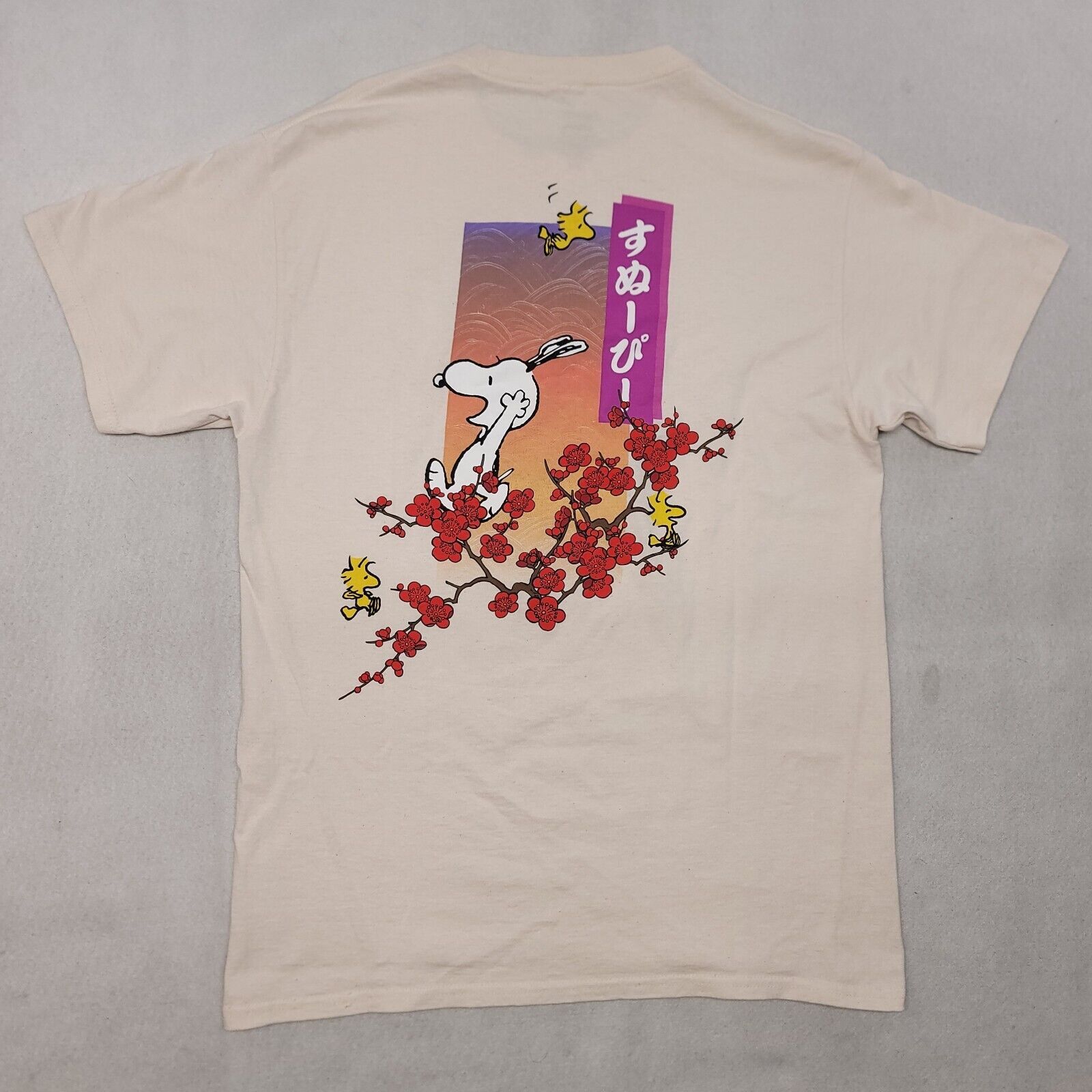 Peanuts Peanuts Casual Graphic Shirt Mens Size Medium M Beige Size US M / EU 48-50 / 2 - 12 Thumbnail