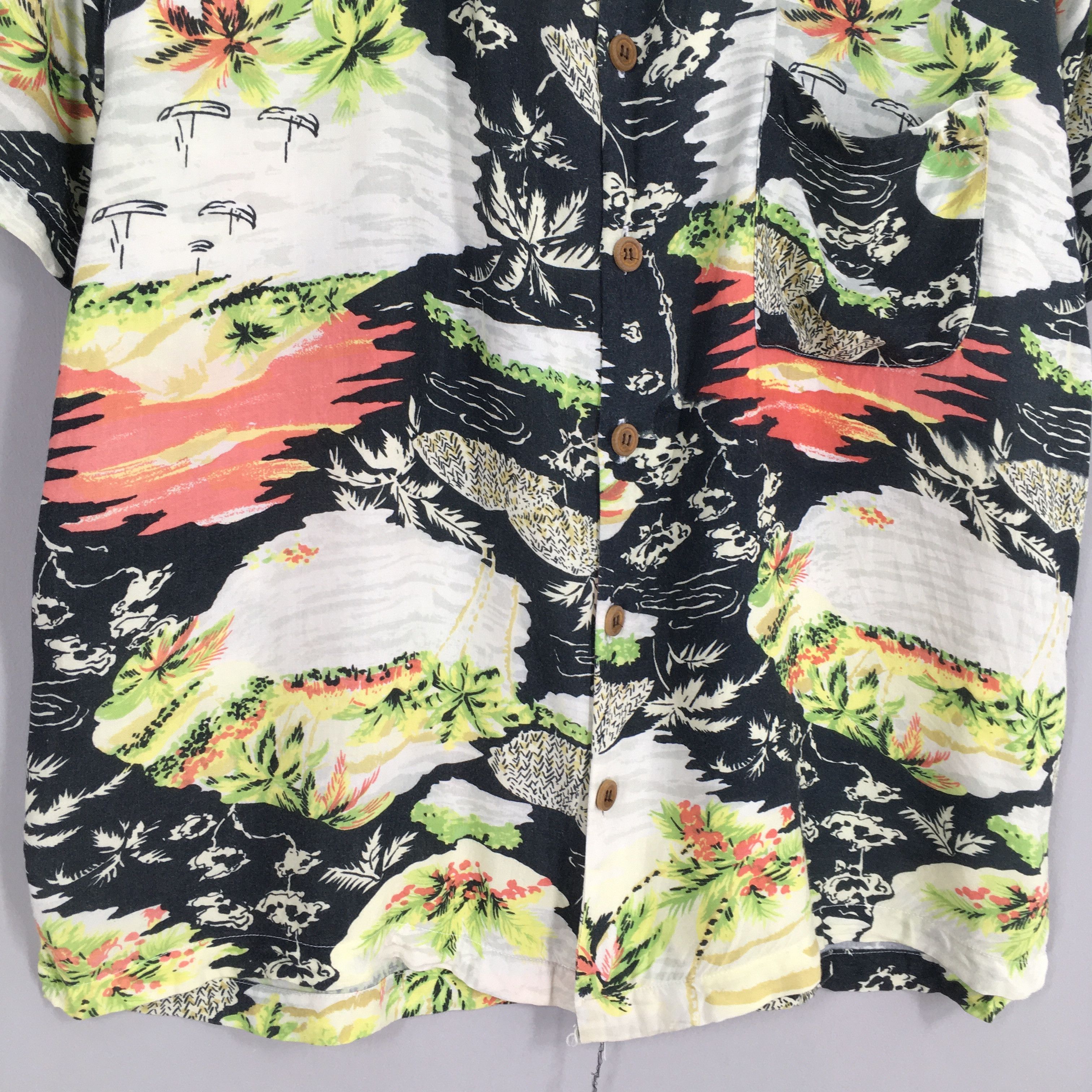 Other Vintage Hawaiian Coconut Tree Beach View Shirt Medium Size US M / EU 48-50 / 2 - 4 Thumbnail