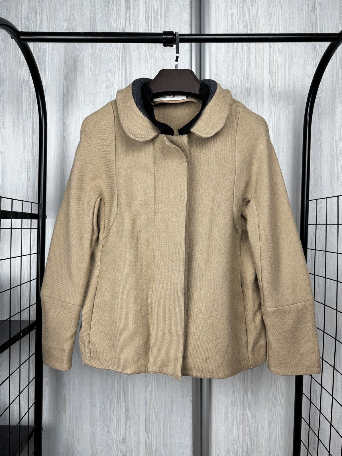 Marni Marni Women's Jacket Size 42 Tan 100% Wool Bomber Coat Size M / US 6-8 / IT 42-44 - 1 Thumbnail