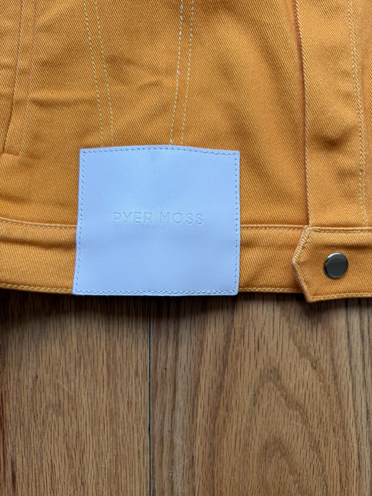 Pyer Moss Pyer Moss Sample Cropped Denim Jacket Size US M / EU 48-50 / 2 - 3 Thumbnail