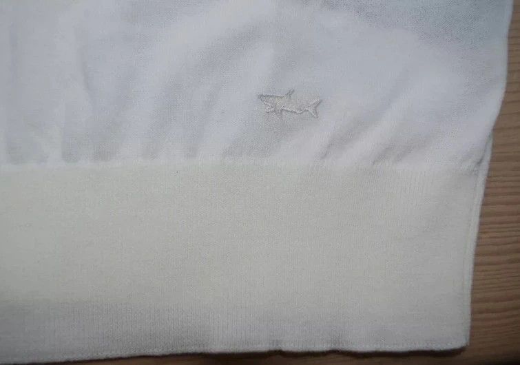 Paul & Shark RRP400€ PAUL&SHARK sz L Knitted Polo Short Sleeves Solid Size US L / EU 52-54 / 3 - 7 Thumbnail