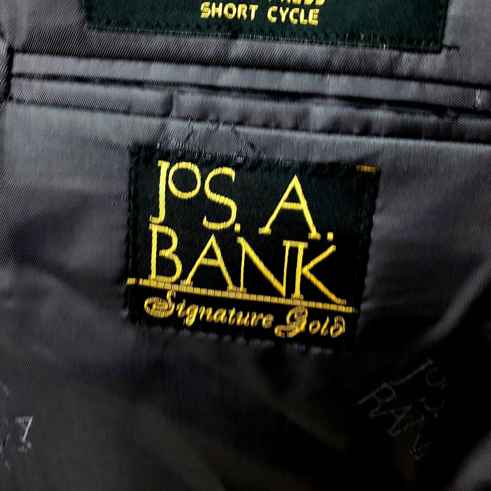 Jos. A. Bank NEW Jos A Bank Signature Gold 44R 2 Button Charcoal Gray Woo Size 44R - 8 Thumbnail